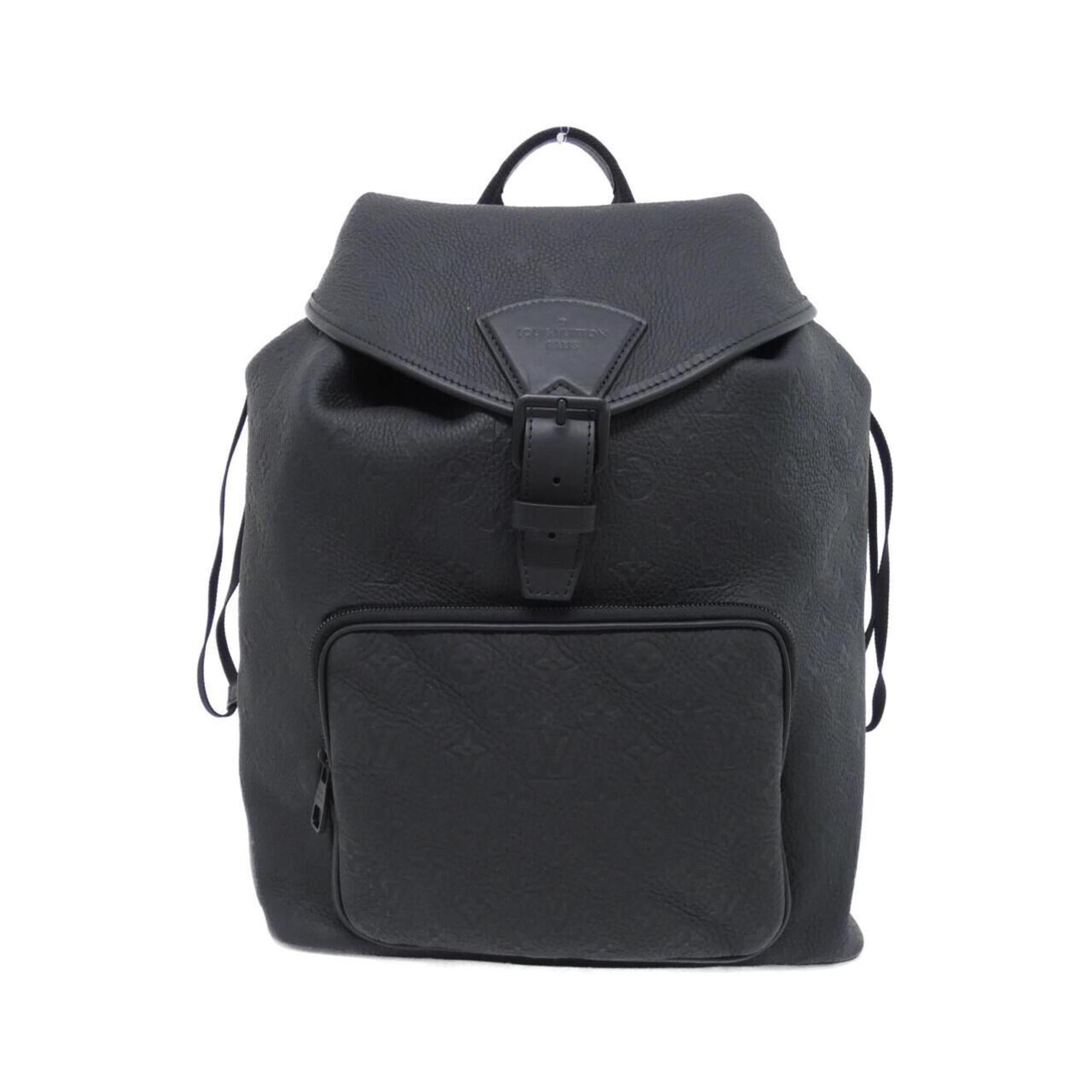 Louis Vuitton Black Leather Backpack (Pre-Owned)