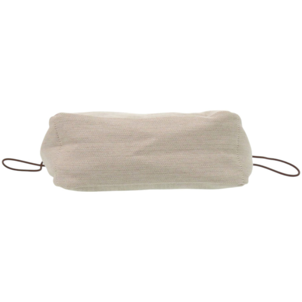 Hermes Beige Brown Cotton Pouch (Pre-Owned)