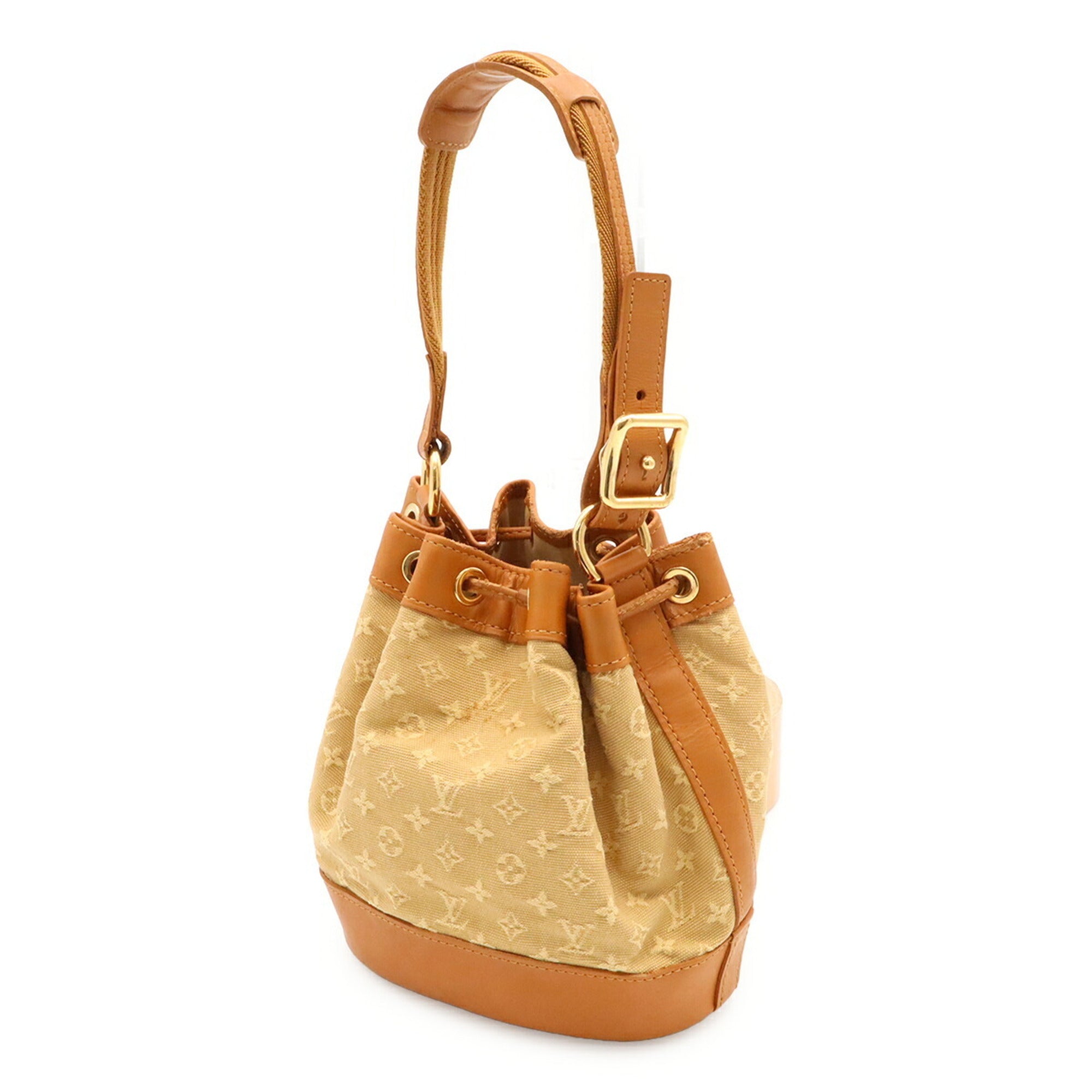 Louis Vuitton Monogram Mini Beige Brown Canvas Leather Handbag (Pre-Owned)