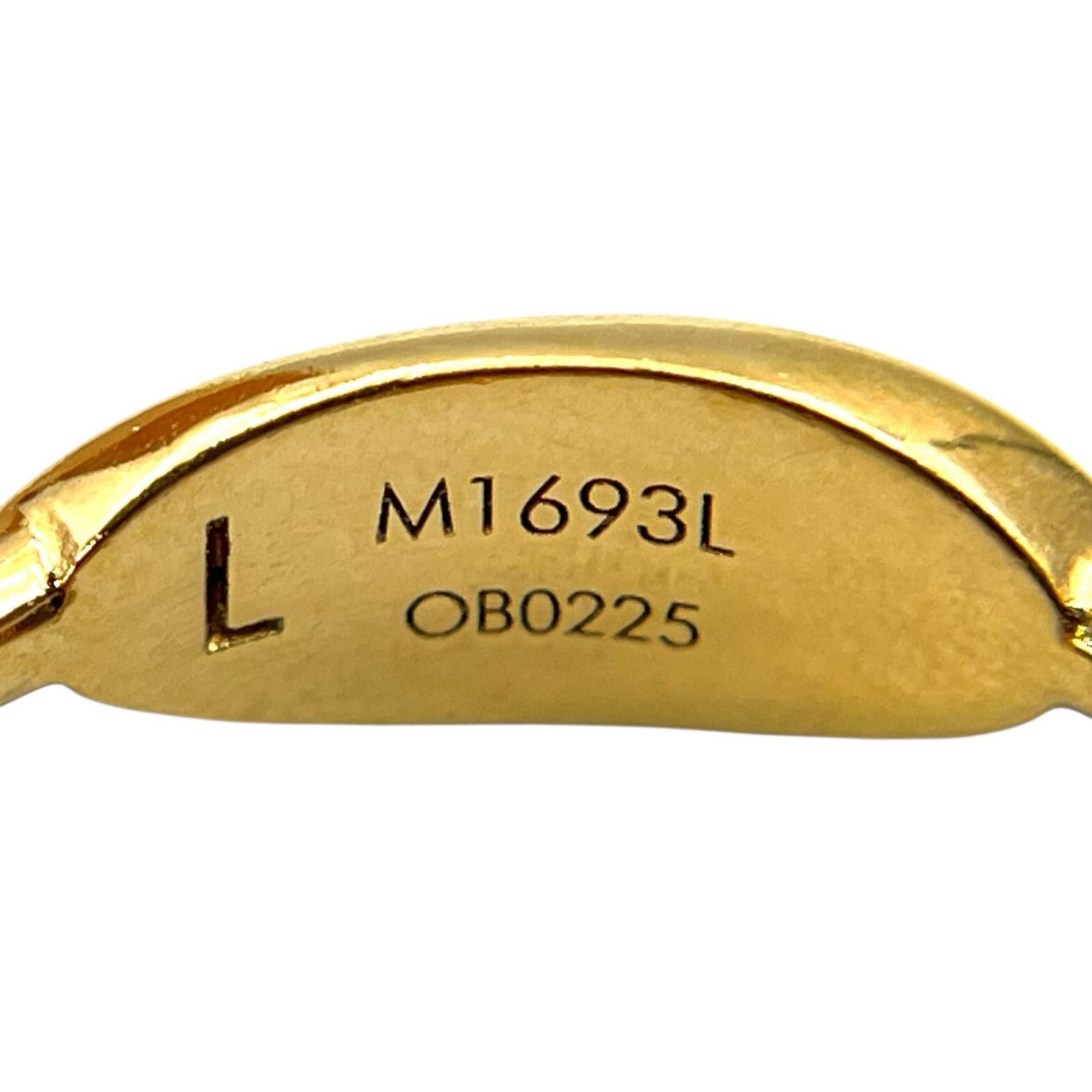 Louis Vuitton Gold Gold Plating Band Ring (Pre-Owned)