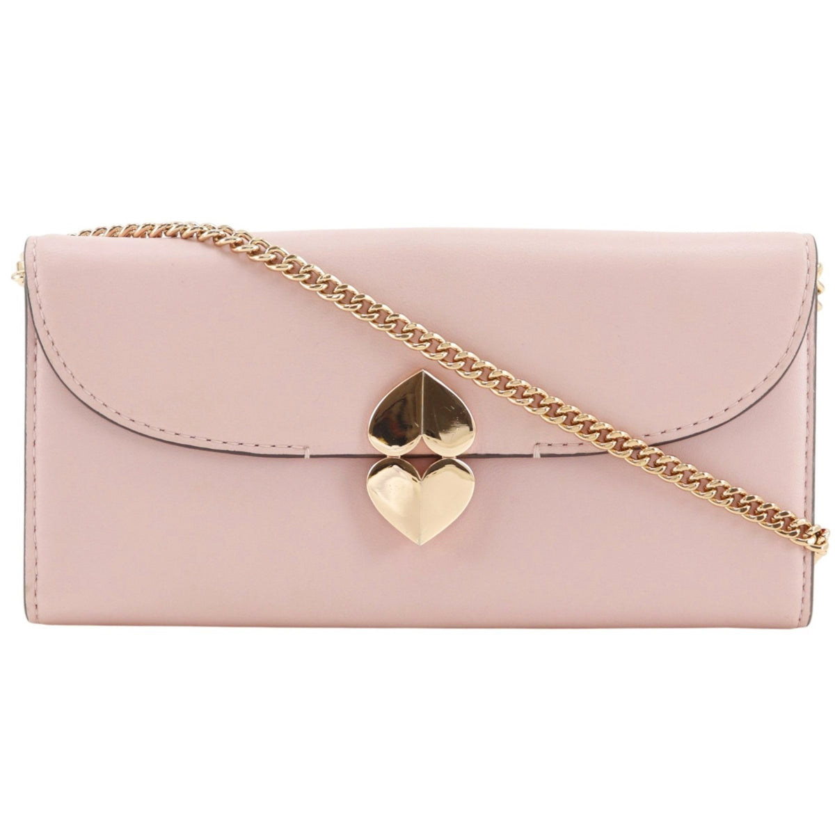 Kate Spade Pink Leather Chain/Shoulder Wallet (Pre-Owned)