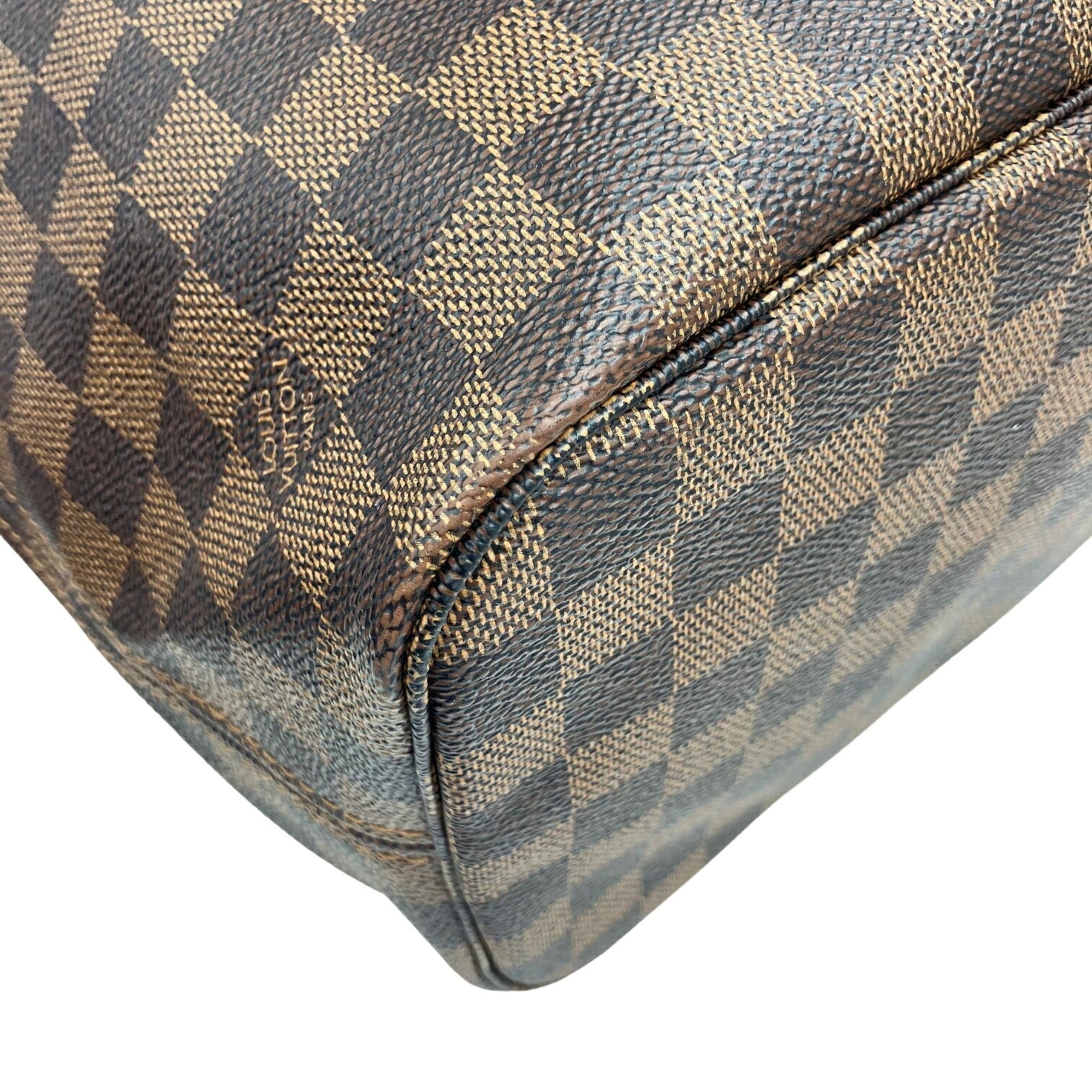Louis Vuitton Brown Damier Canvas Damier Canvas Shoulder Bag Tote Bag (Pre-Owned)