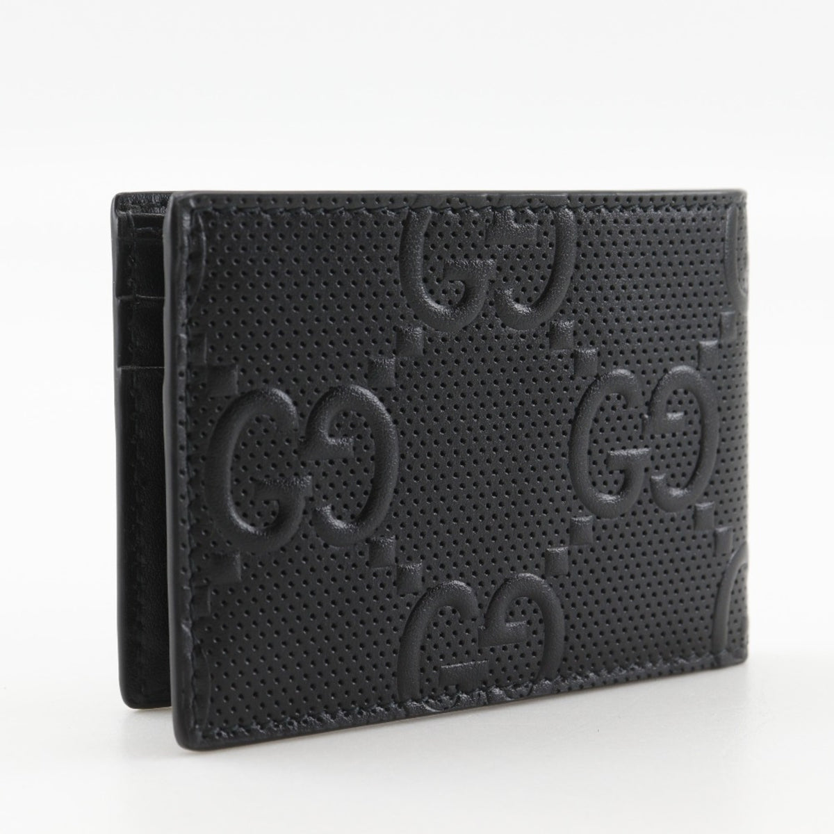 Gucci Black Leather Coin Purse/Coin Case (Pre-Owned)