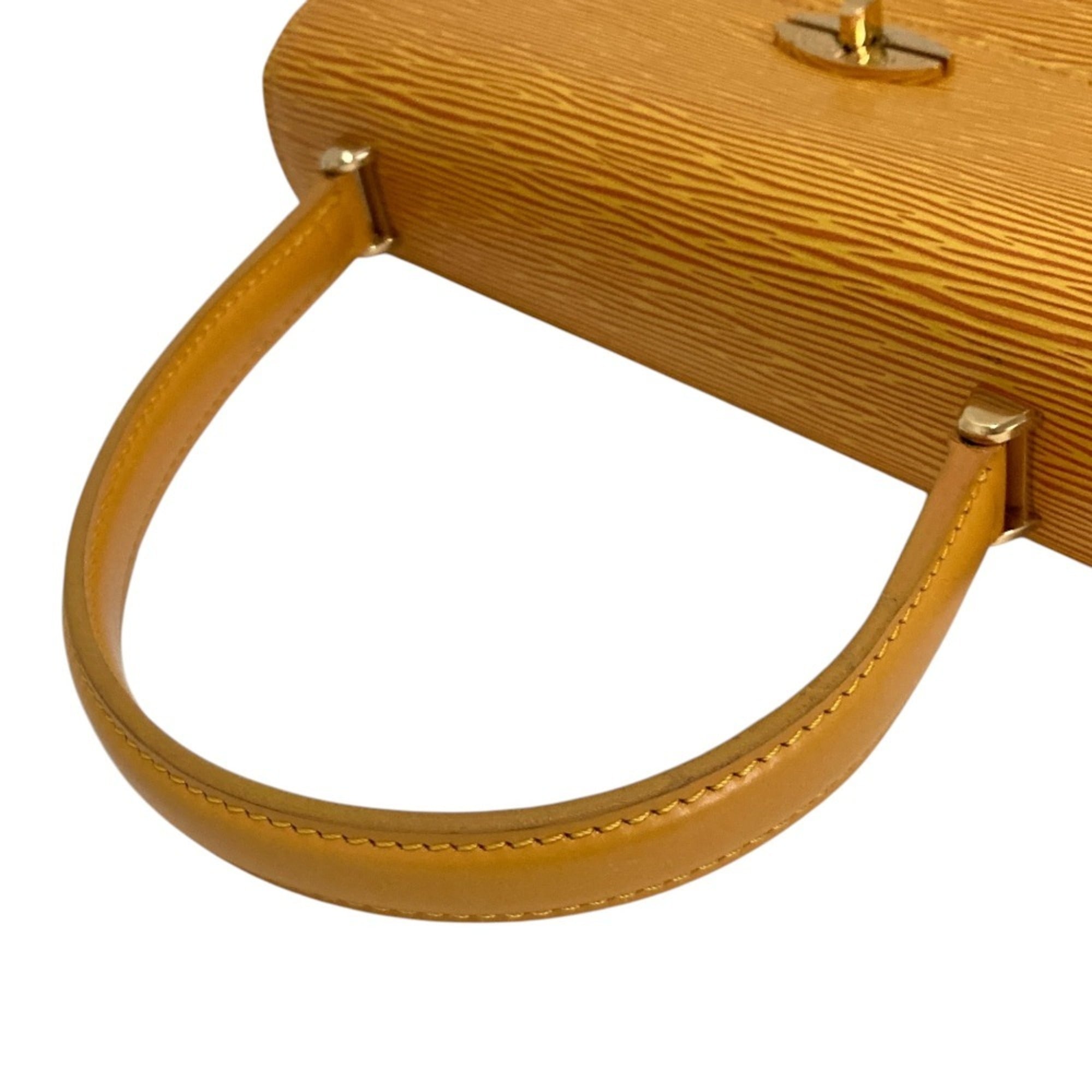 Louis Vuitton Jaune Yellow Epi Leather Handbag (Pre-Owned)