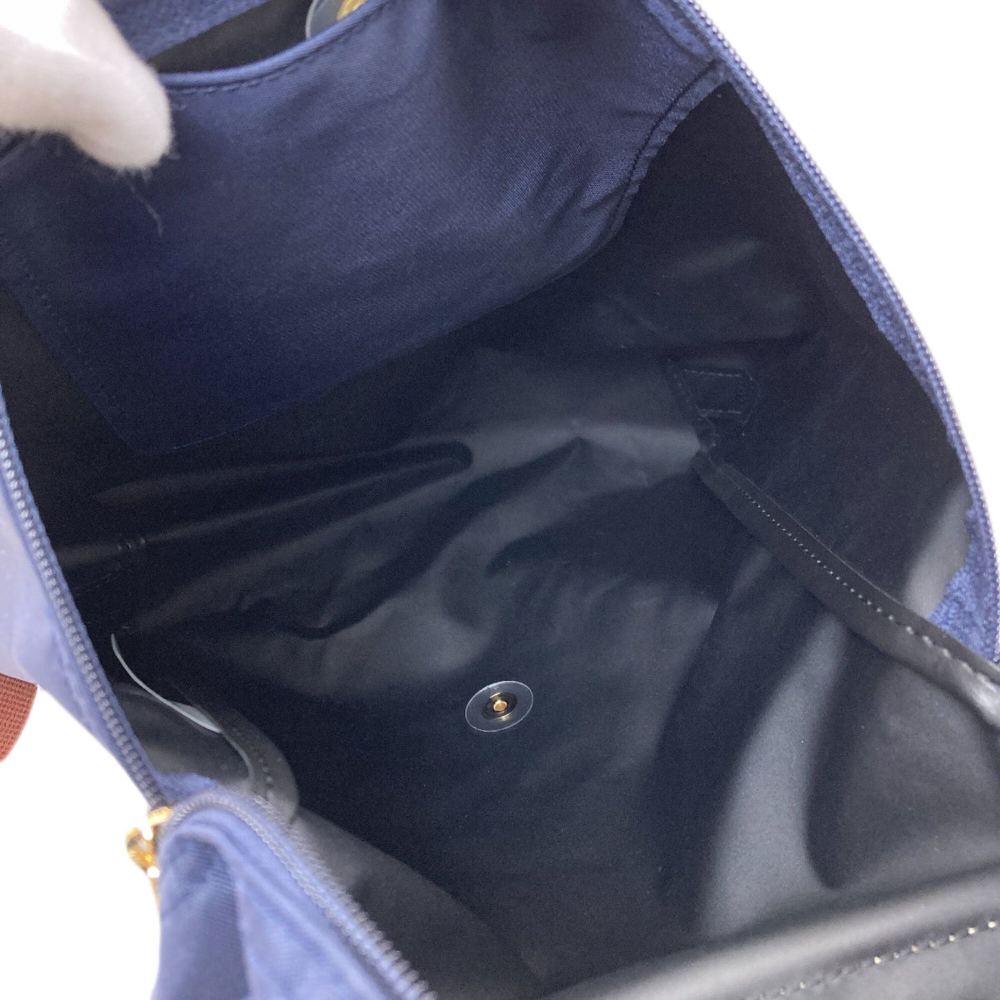 Longchamp Navy Nylon Backpack (Pre-Owned)