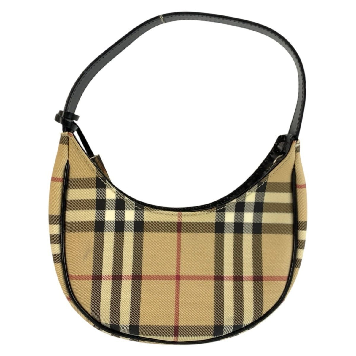 Burberry Beige Black Pvc Handbag (Pre-Owned)