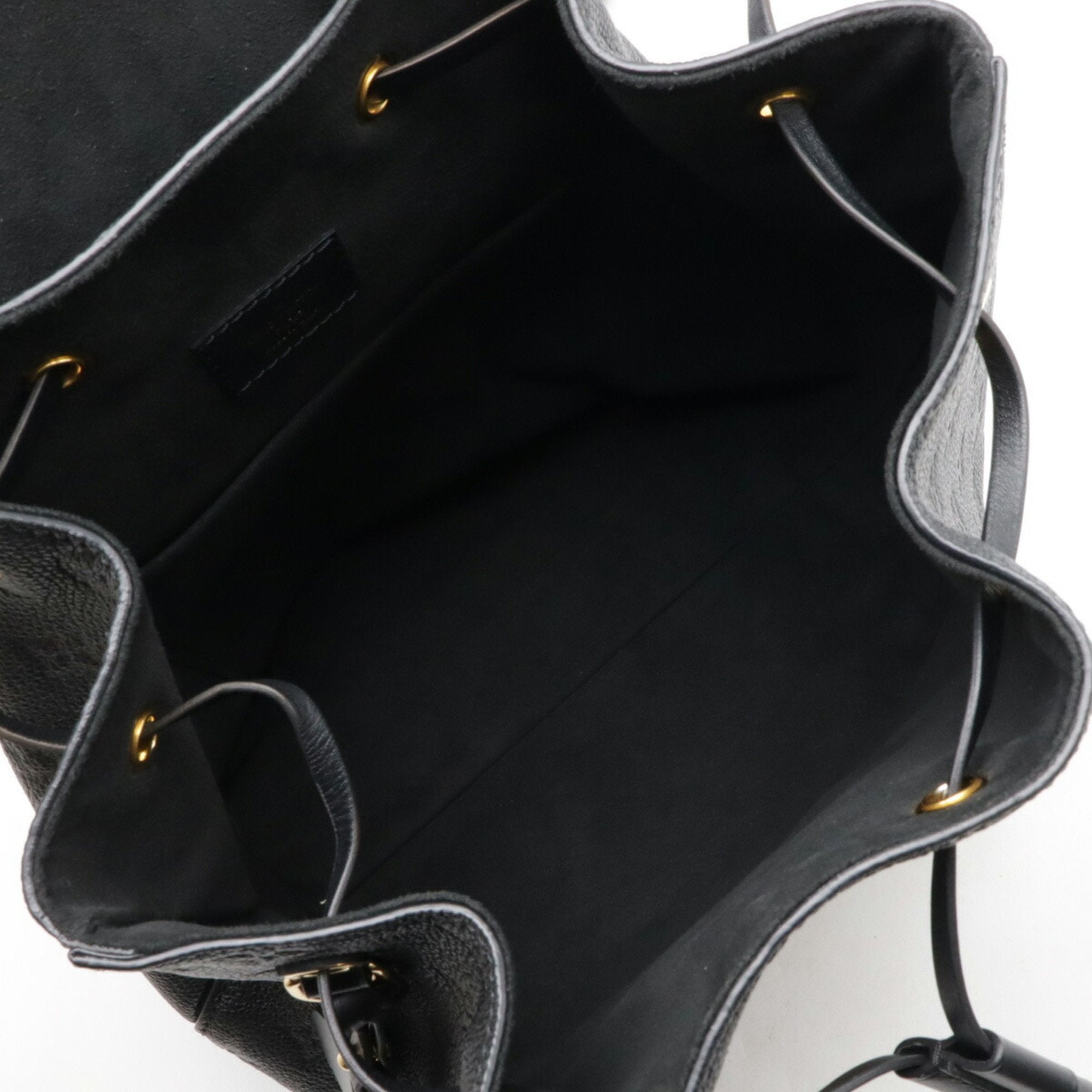 Louis Vuitton Black Noir Monogram Empreinte Leather Backpack (Pre-Owned)