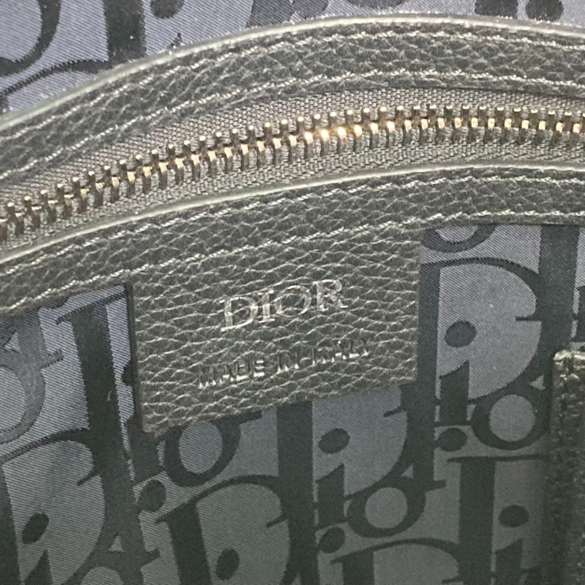 Dior Homme Black Leather Briefcase (Pre-Owned)