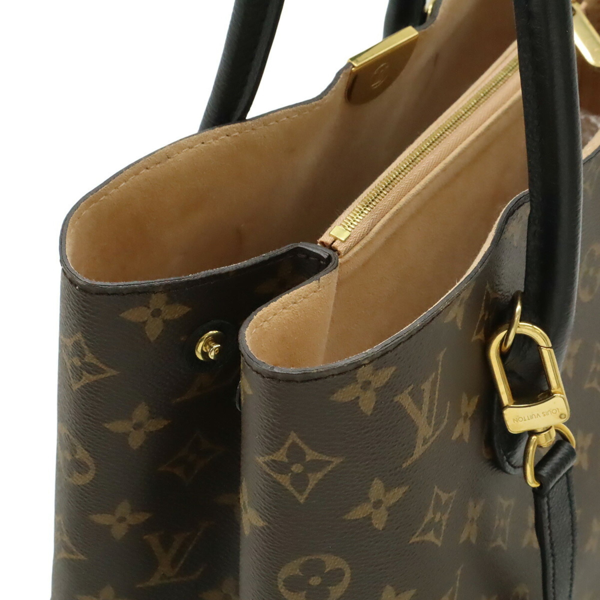 Louis Vuitton Monogram Black Noir Monogram Handbag Shoulder Bag (Pre-Owned)