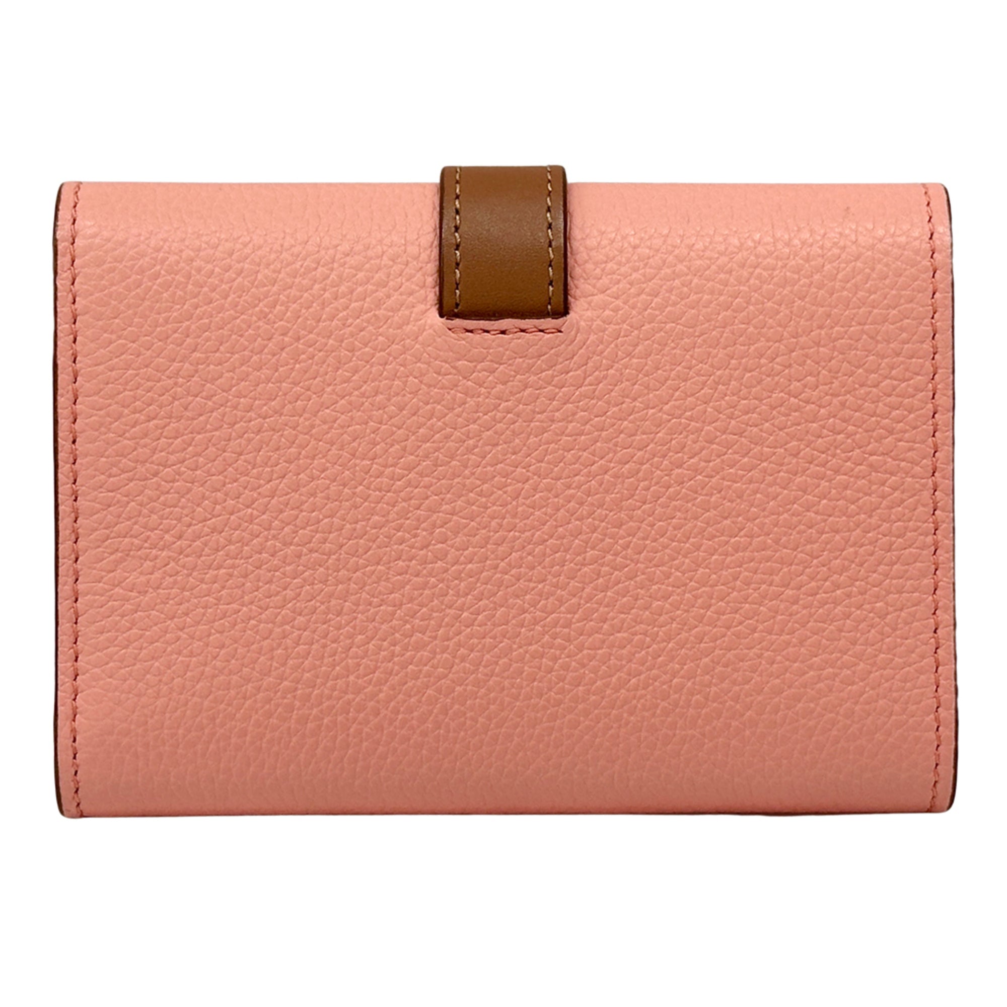 Loewe Brown Orange Pink Wallet (Tri-Fold) (Pre-Owned)