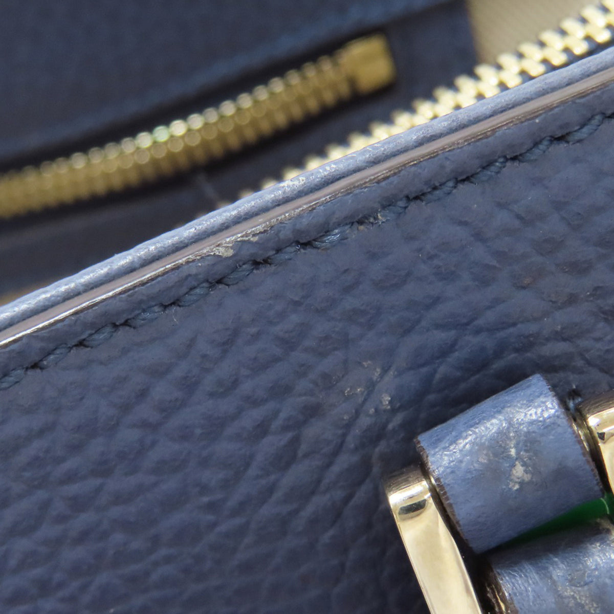 Gucci Blue Leather Handbag (Pre-Owned)