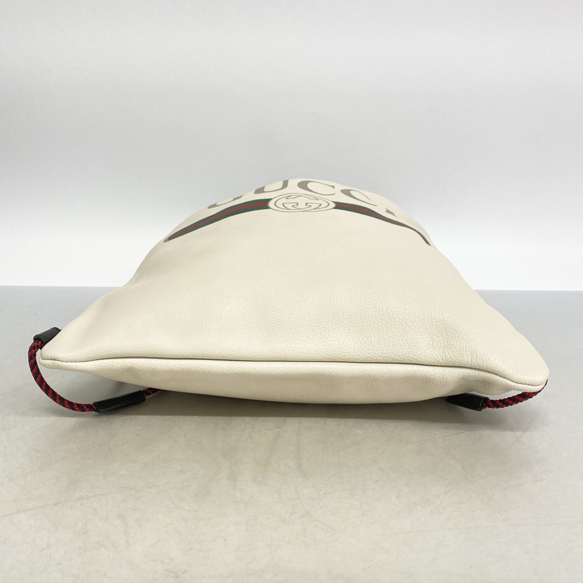 Gucci Ivory Leather Backpack (Pre-Owned)