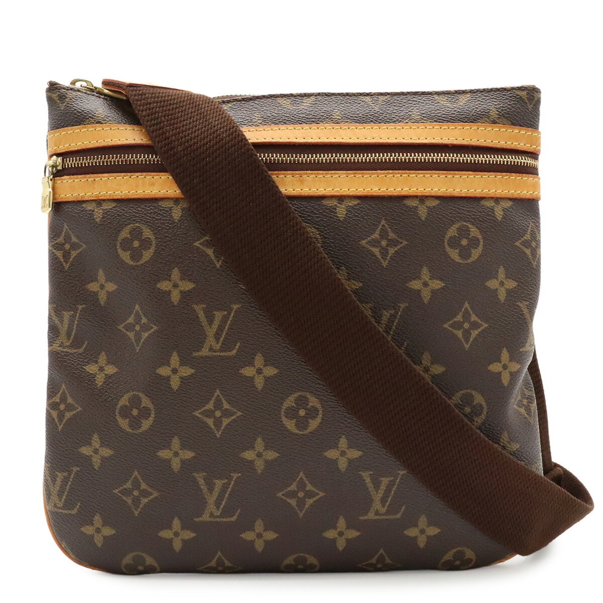 Louis Vuitton Brown Monogram Monogram Pochette Shoulder Bag (Pre-Owned)
