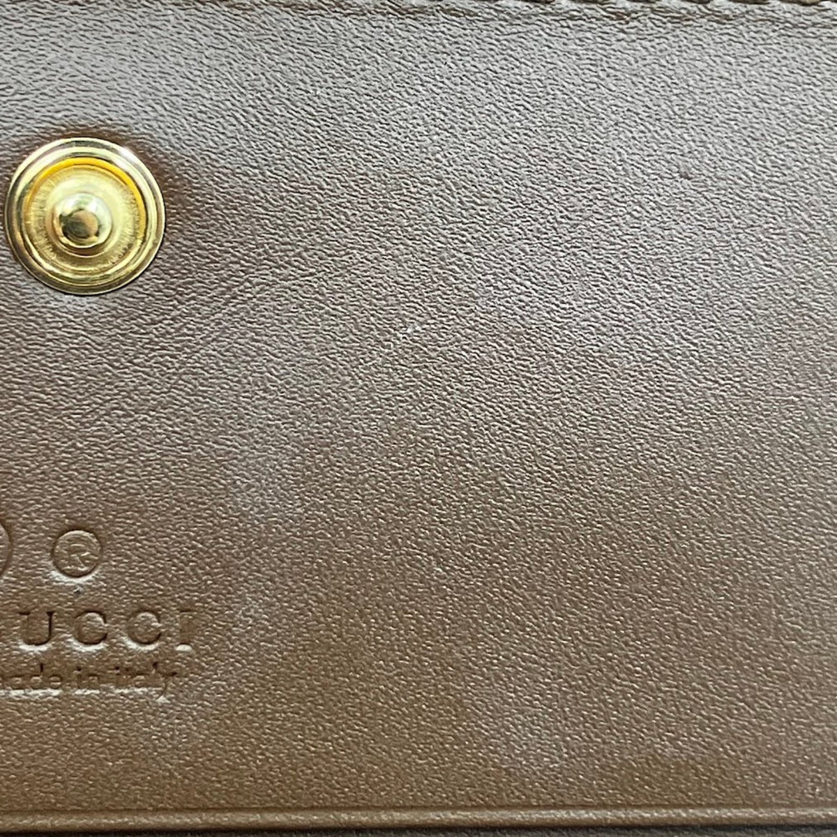 Gucci Brown Pvc Wallet (Bi-Fold) (Pre-Owned)