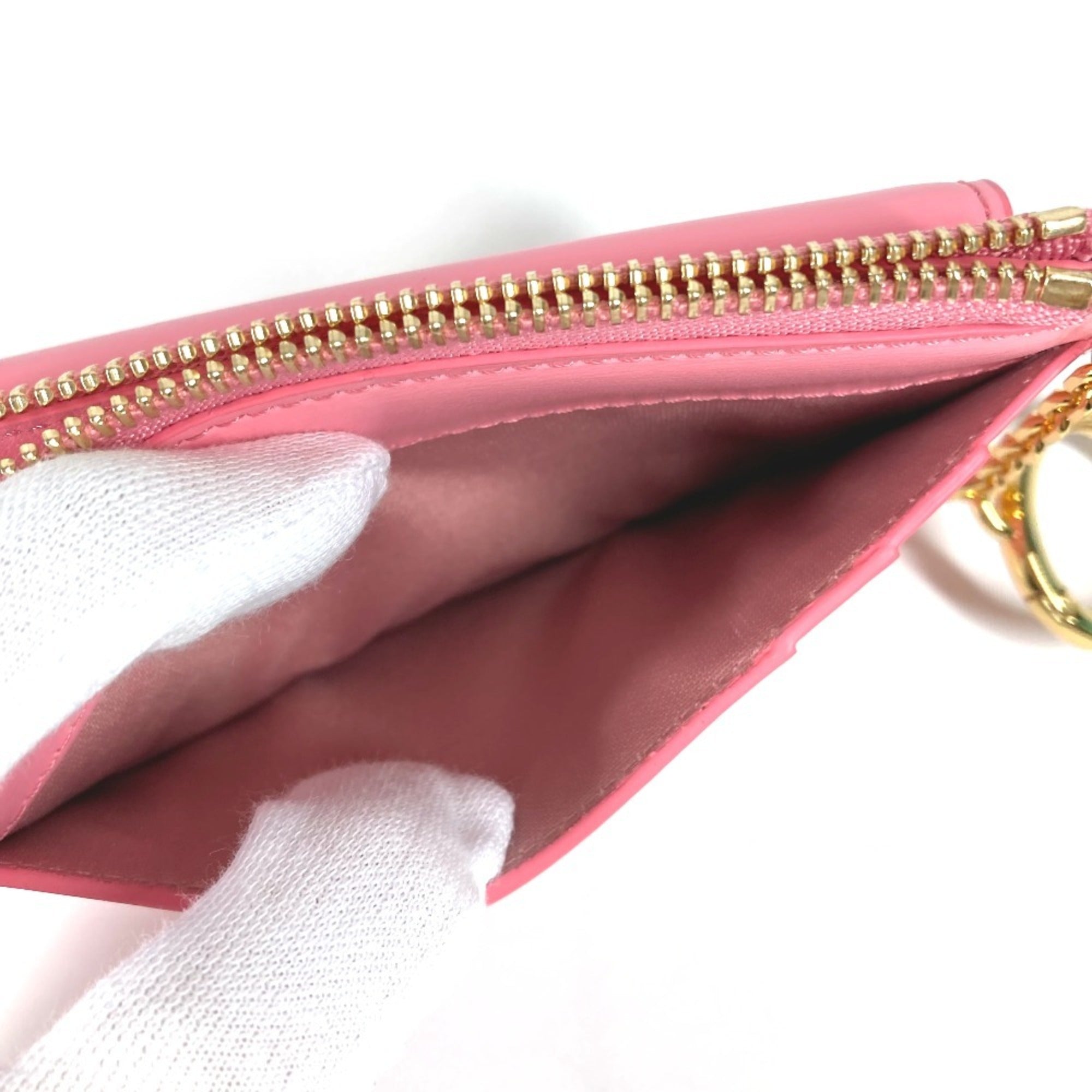 Mcm Pink Leather Coin Purse/Coin Case (Pre-Owned)