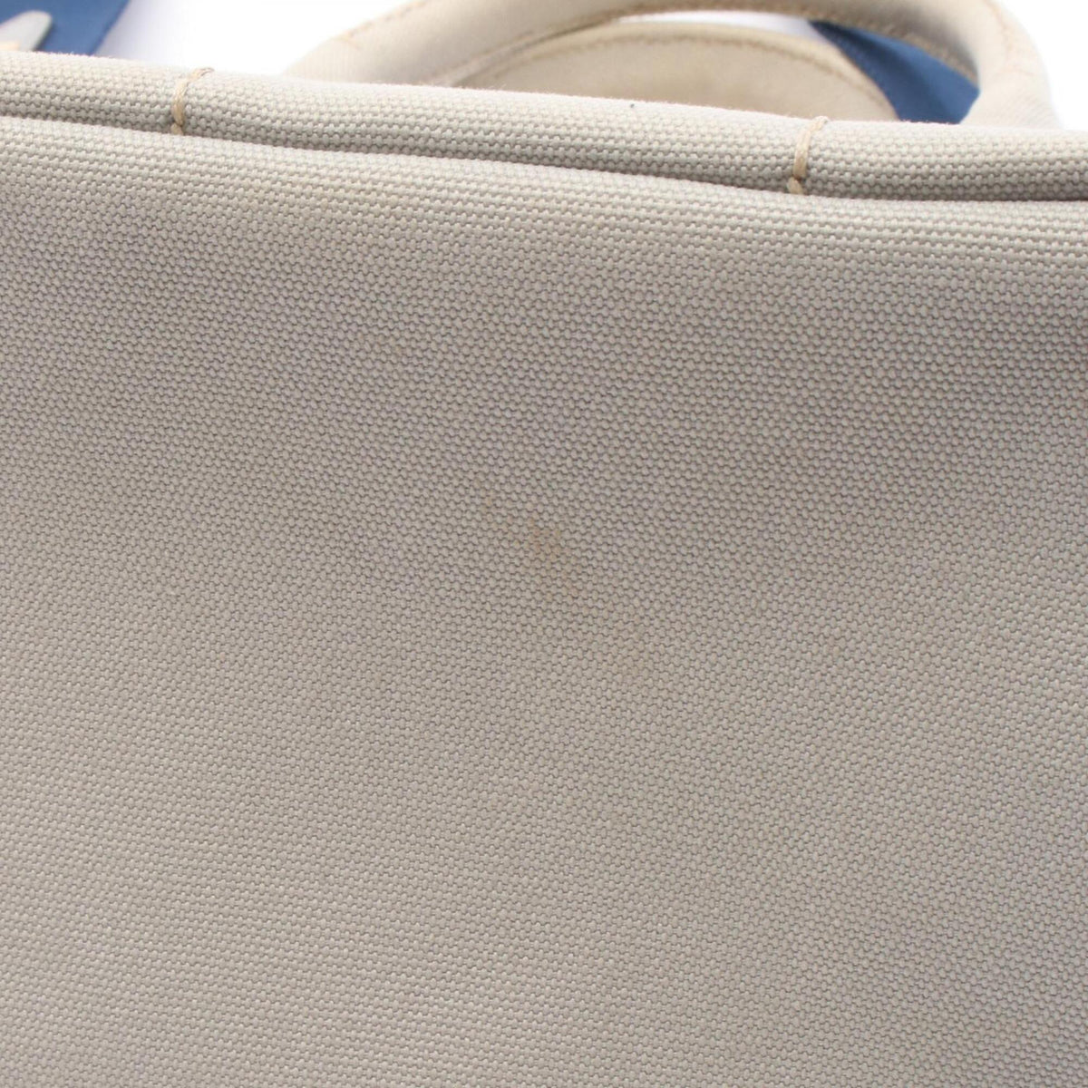 Prada Gray Canvas Handbag Tote Bag (Pre-Owned)