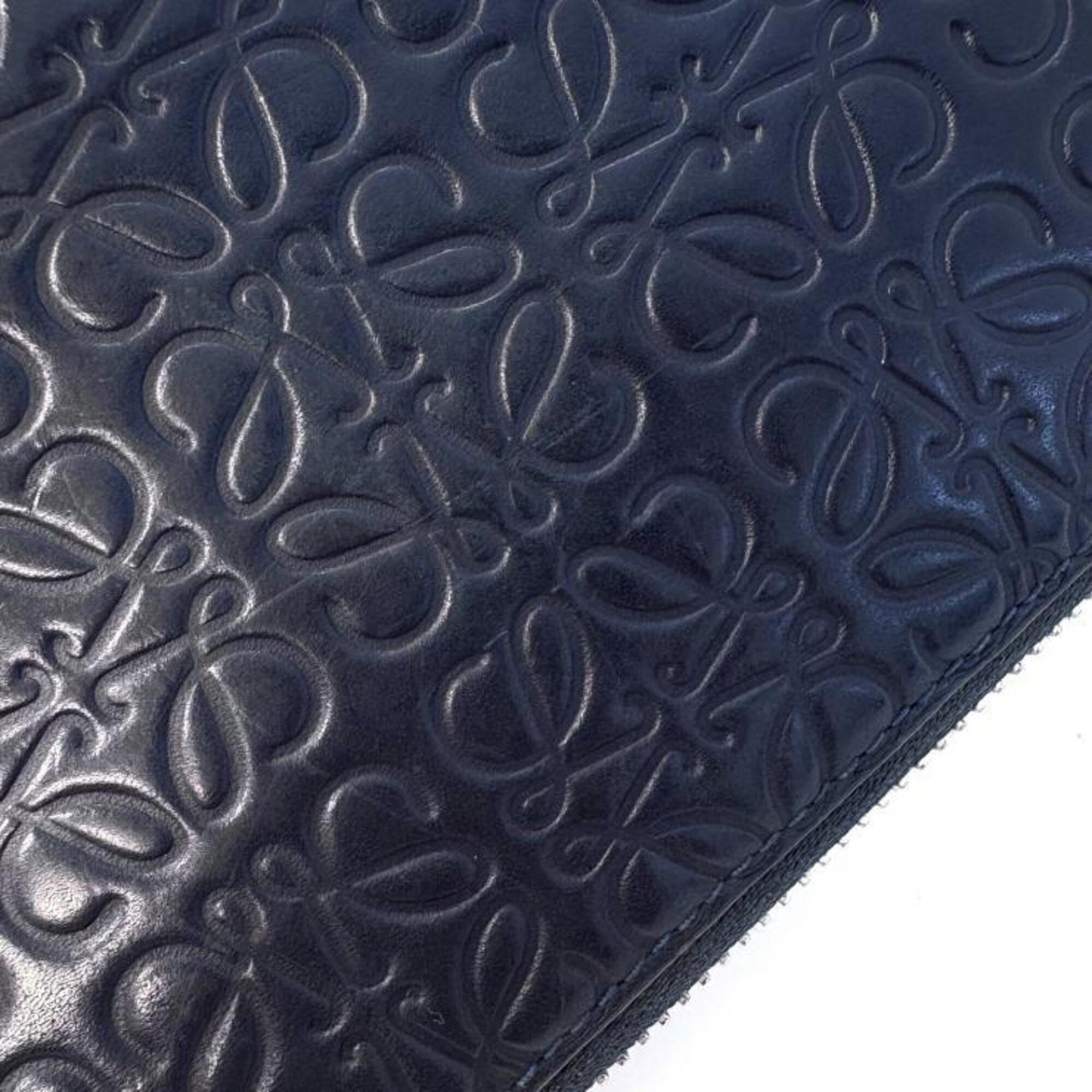 Loewe Navy Long Wallet (Bi-Fold) (Pre-Owned)