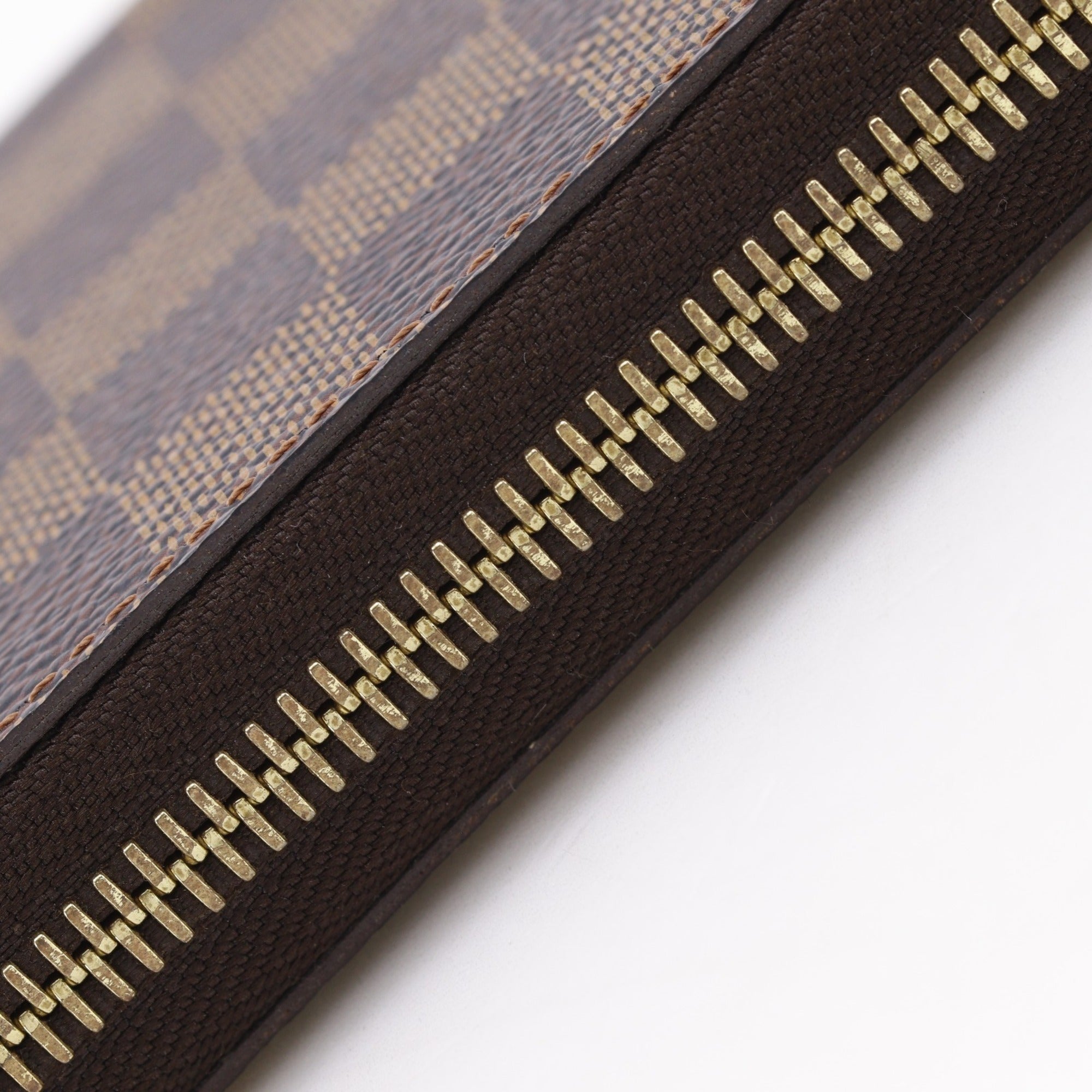 Louis Vuitton Brown Damier Canvas Long Wallet (Bi-Fold) (Pre-Owned)