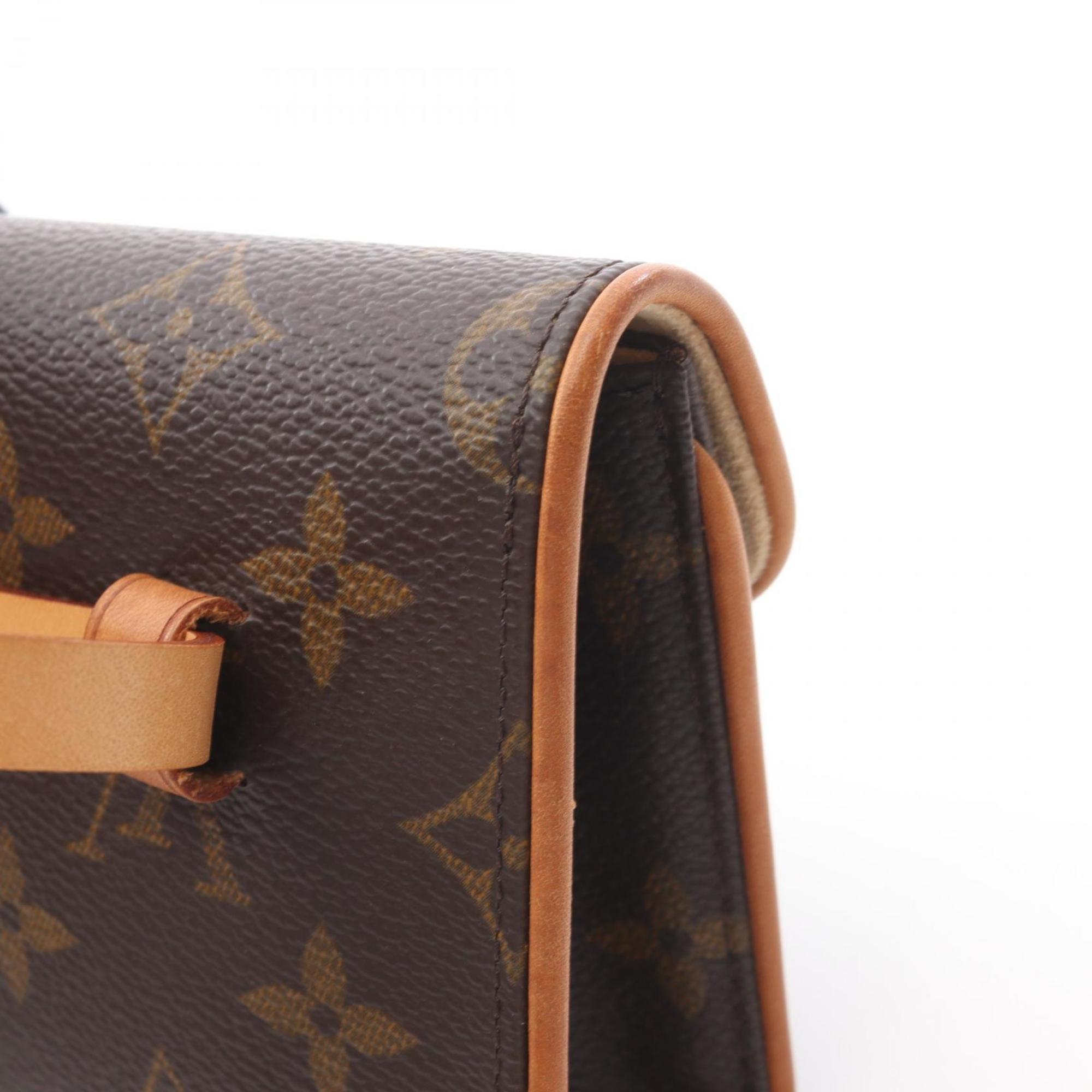 Louis Vuitton Brown Monogram Coated Canvas Leather Fanny Pack Sling Bag (Pre-Owned)