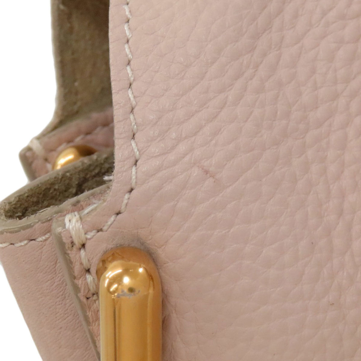 Chloé Pink Beige Leather Handbag (Pre-Owned)