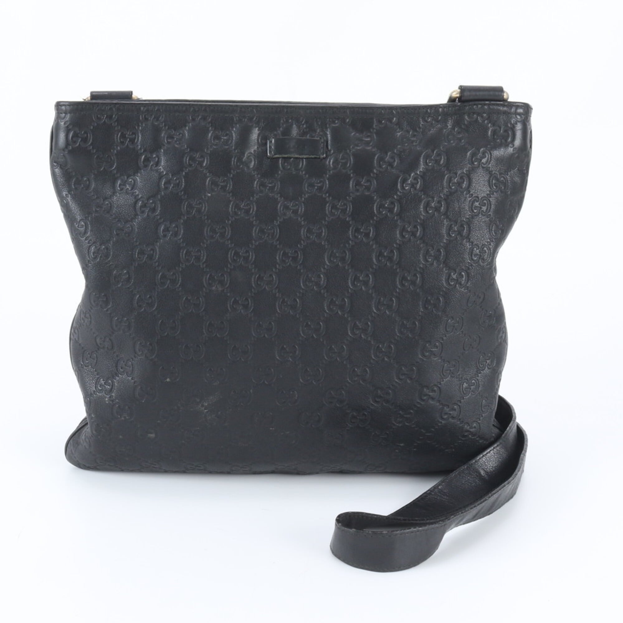 Gucci Black Leather Shoulder Bag (Pre-Owned)