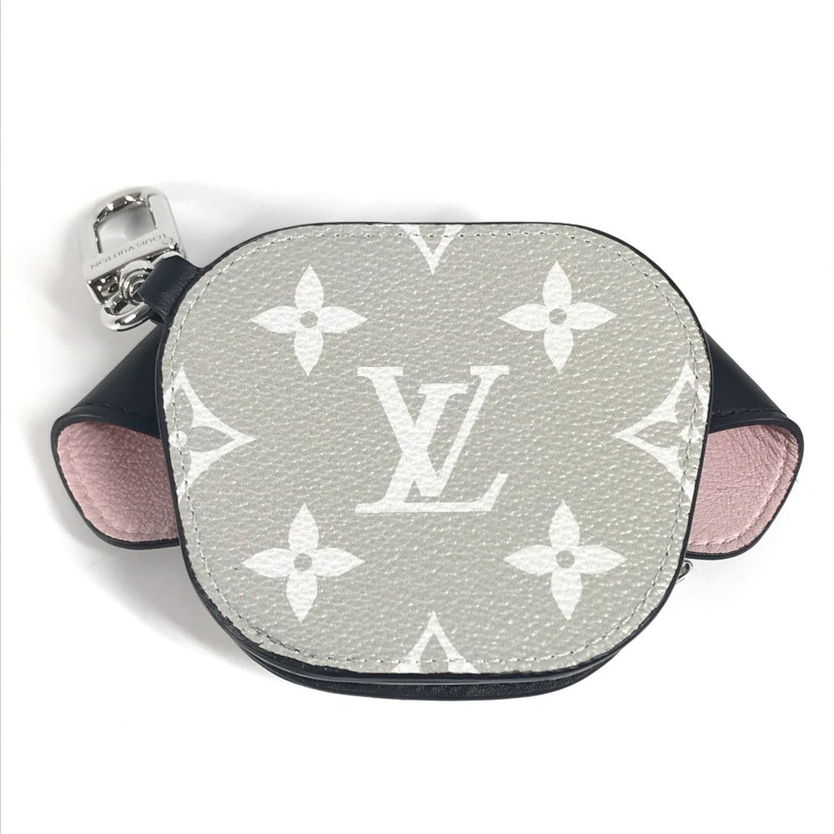 Louis Vuitton Black Multi-Color White Monogram Canvas Coin Purse/Coin Case (Pre-Owned)