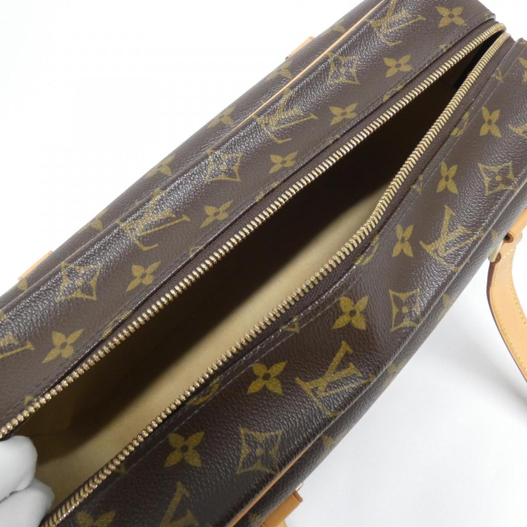 Louis Vuitton Marron Coated Canvas Shoulder Bag (Pre-Owned)