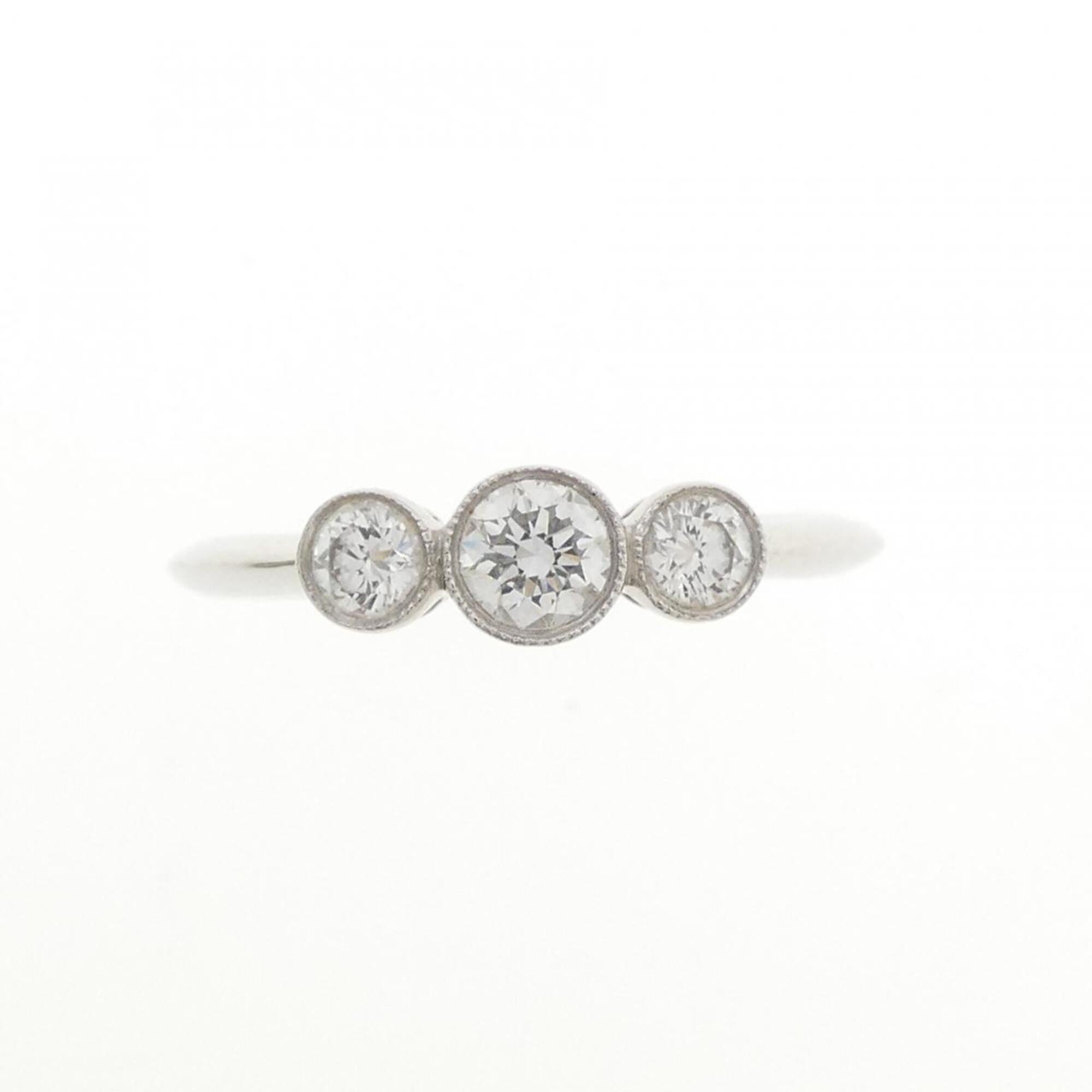 Tiffany Platinum Platinum 950 Band Ring (Pre-Owned)