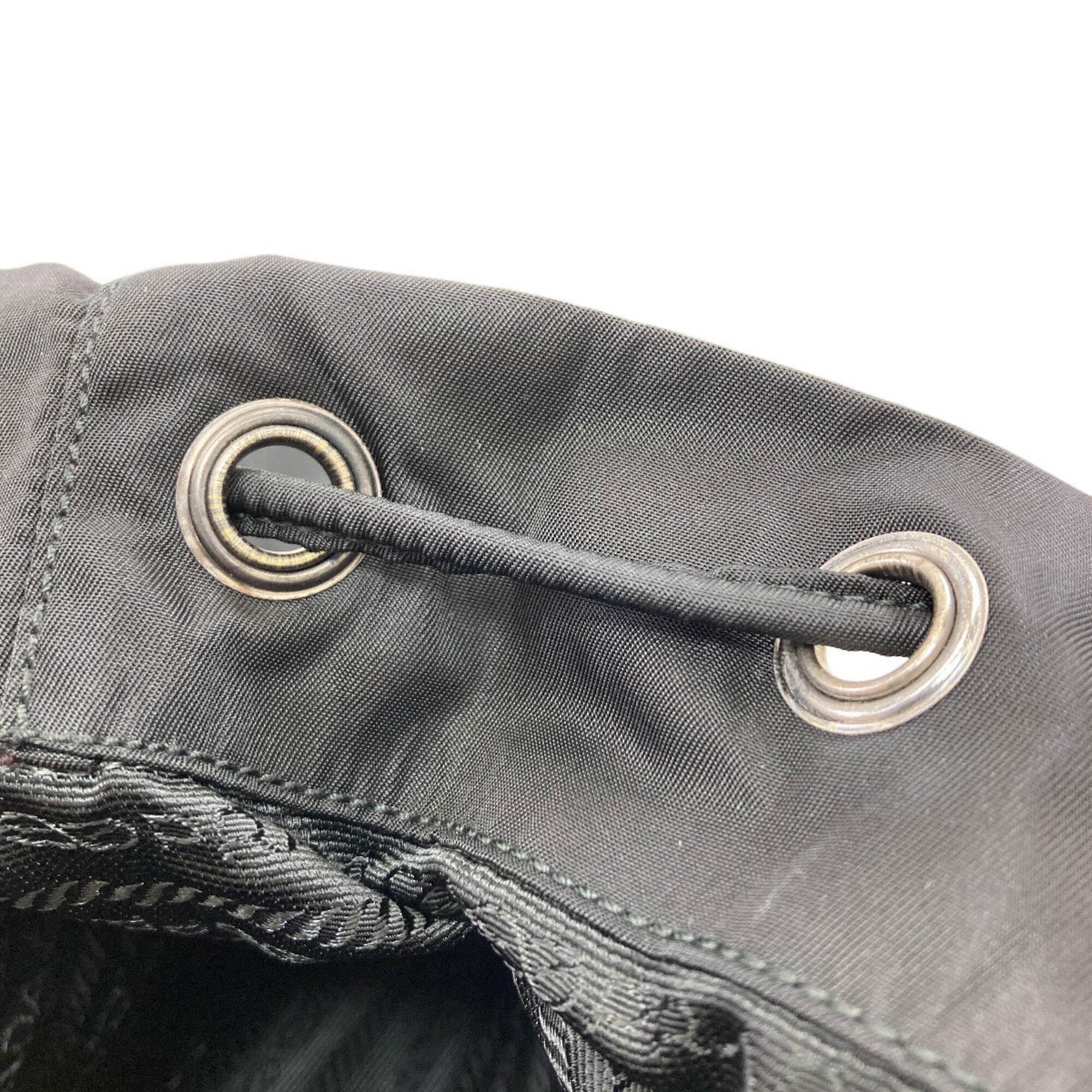 Prada Black Nylon Backpack (Pre-Owned)