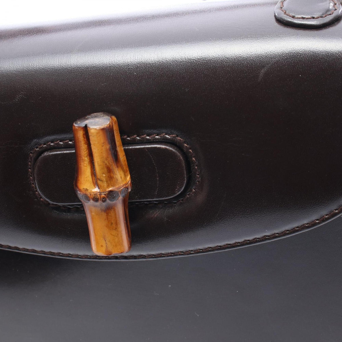 Gucci Black Leather Handbag (Pre-Owned)