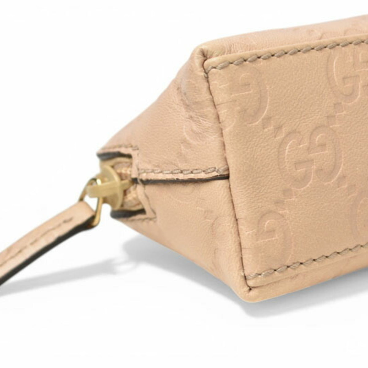 Gucci Beige Brown Pouch (Pre-Owned)