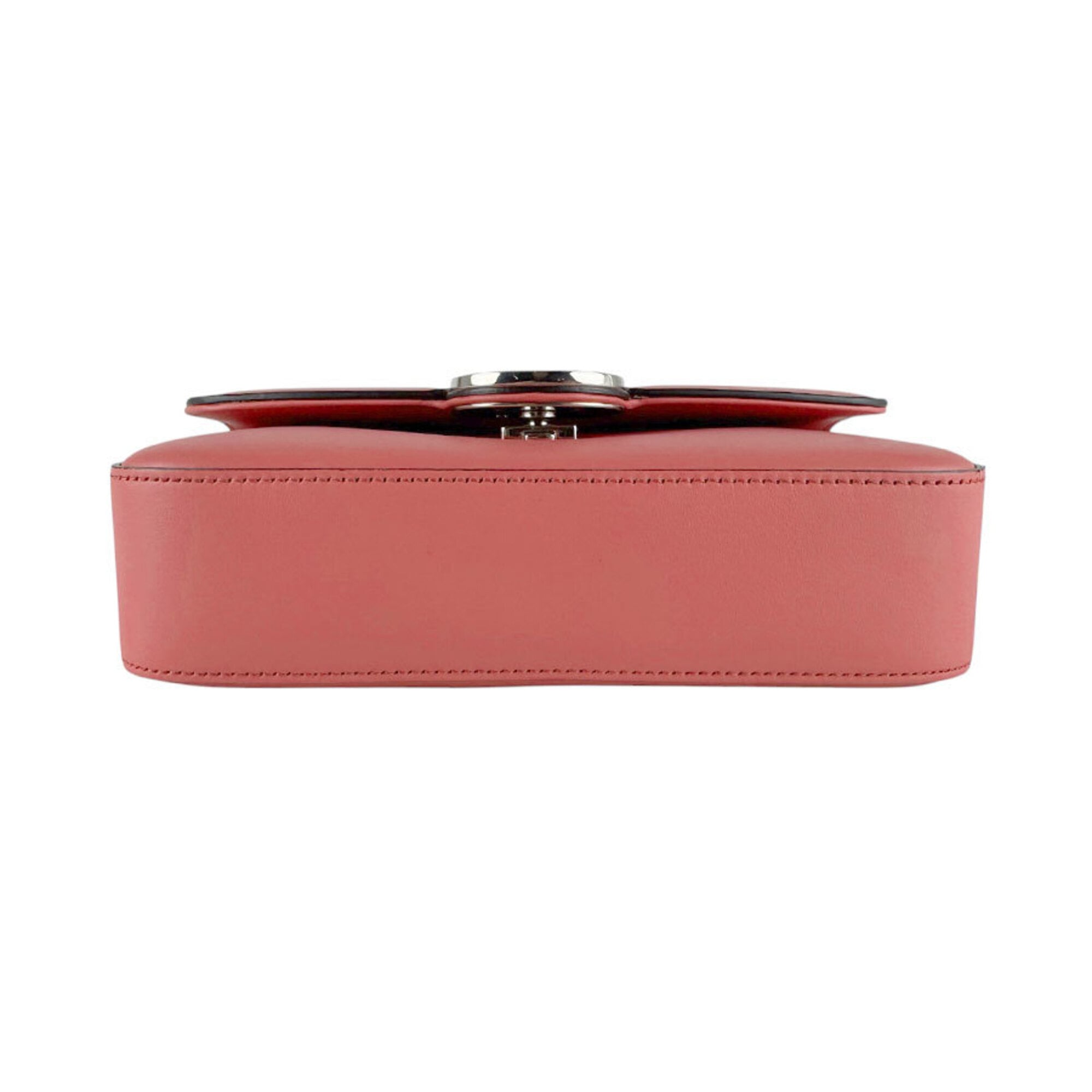 Gucci Pink Leather Shoulder Bag (Pre-Owned)