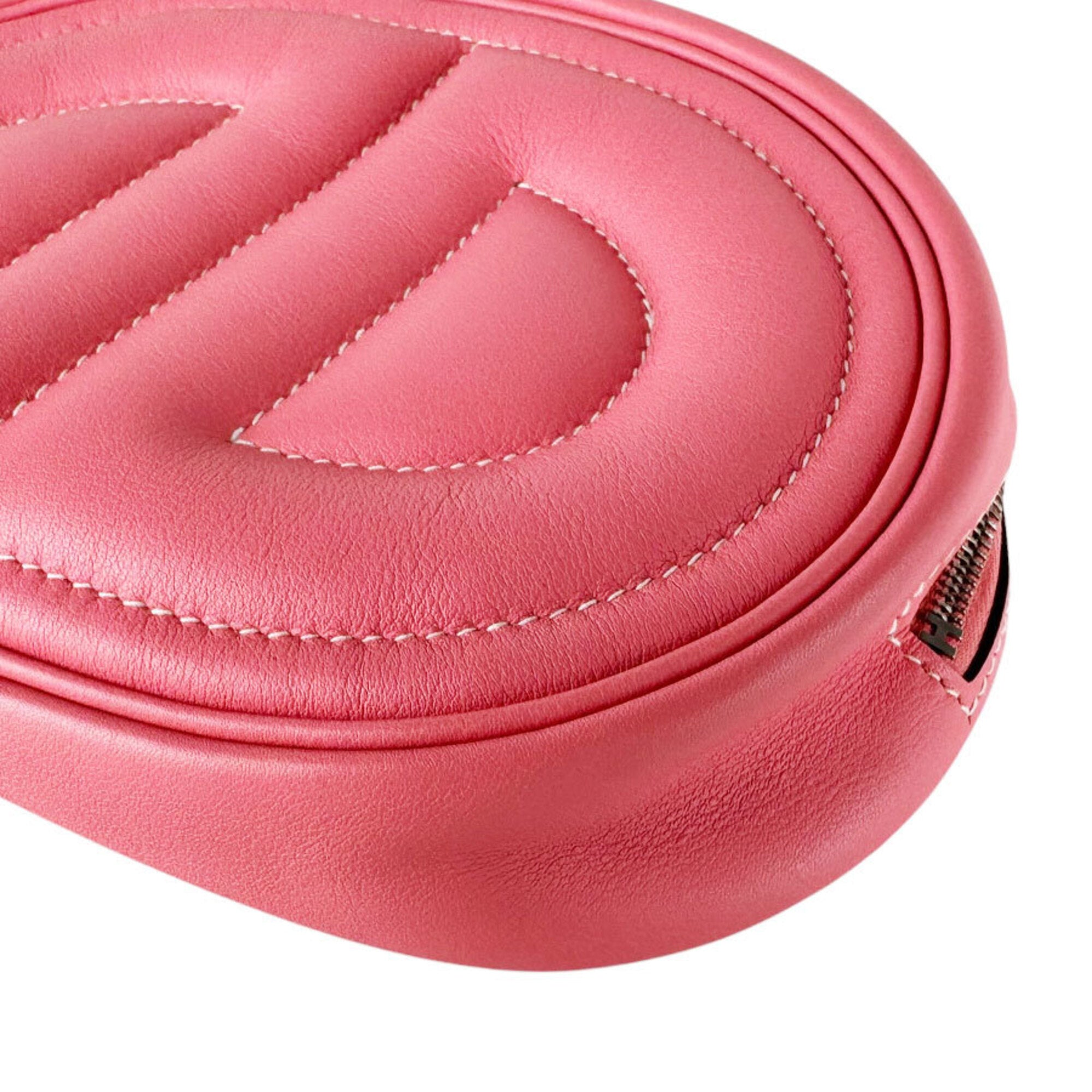 Hermes Pink Swift Leather Shoulder Bag (Pre-Owned)