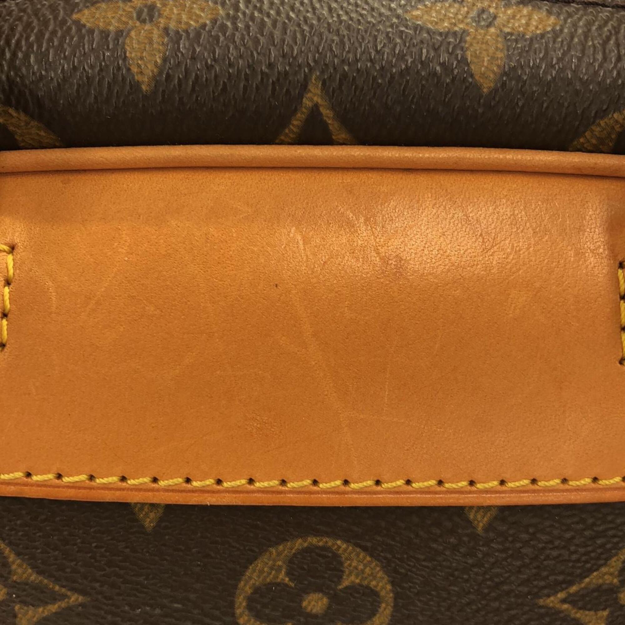 Louis Vuitton Marron Coated Canvas Handbag (Pre-Owned)