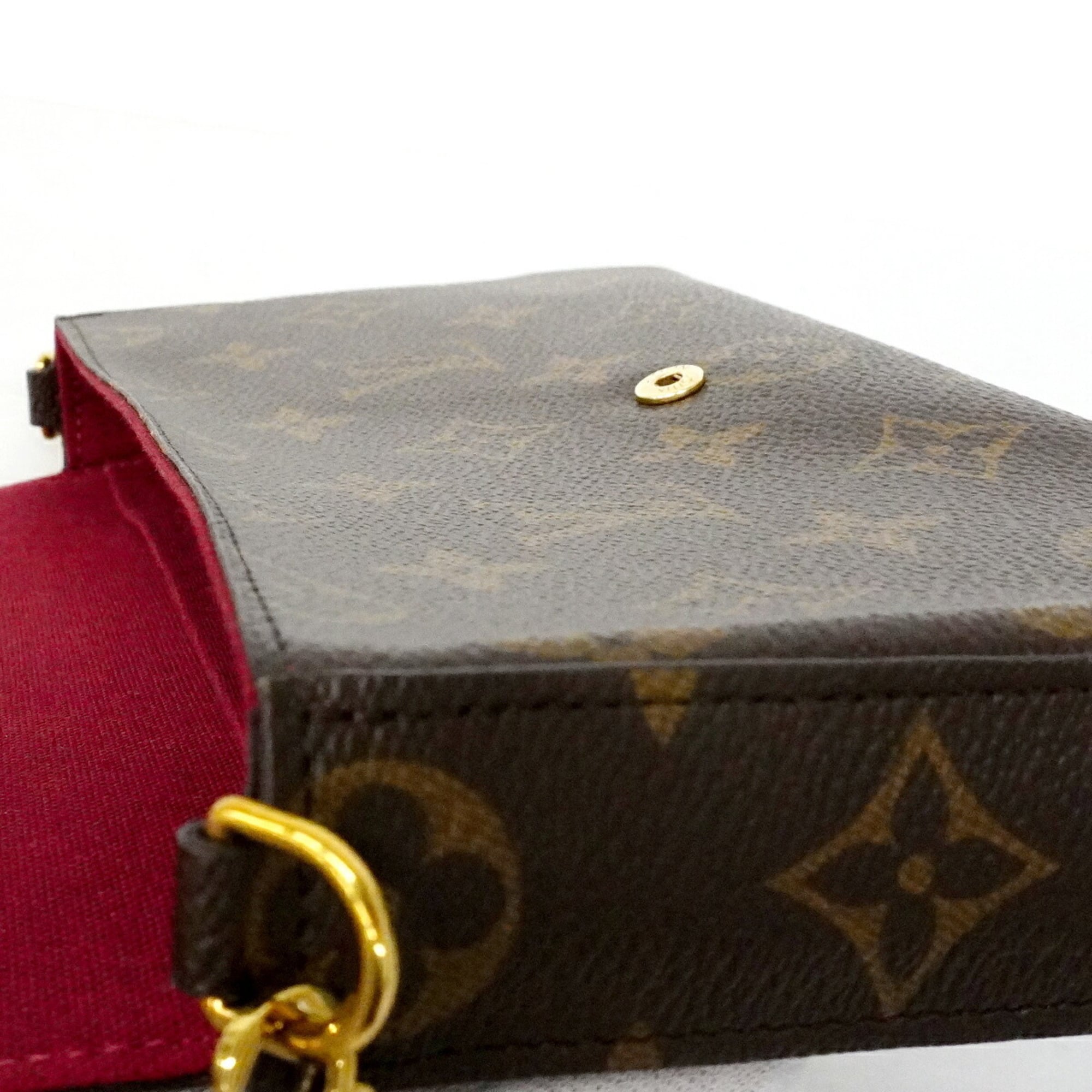 Louis Vuitton Fuchsia Chain/Shoulder Wallet (Pre-Owned)