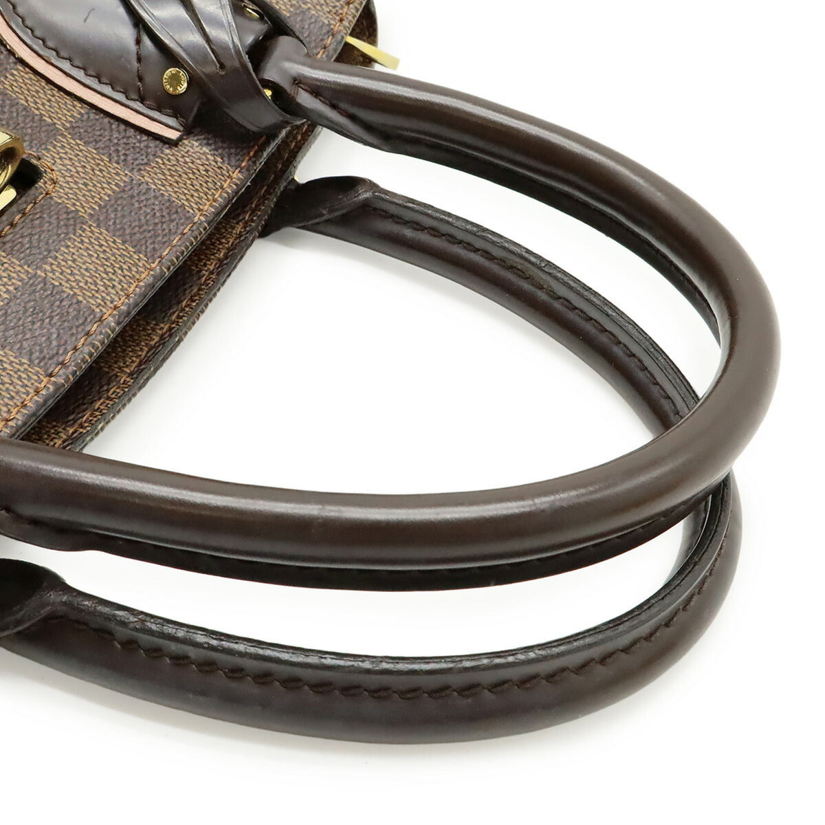 Louis Vuitton Damier Brown Magnolia Damier Canvas Leather Handbag (Pre-Owned)