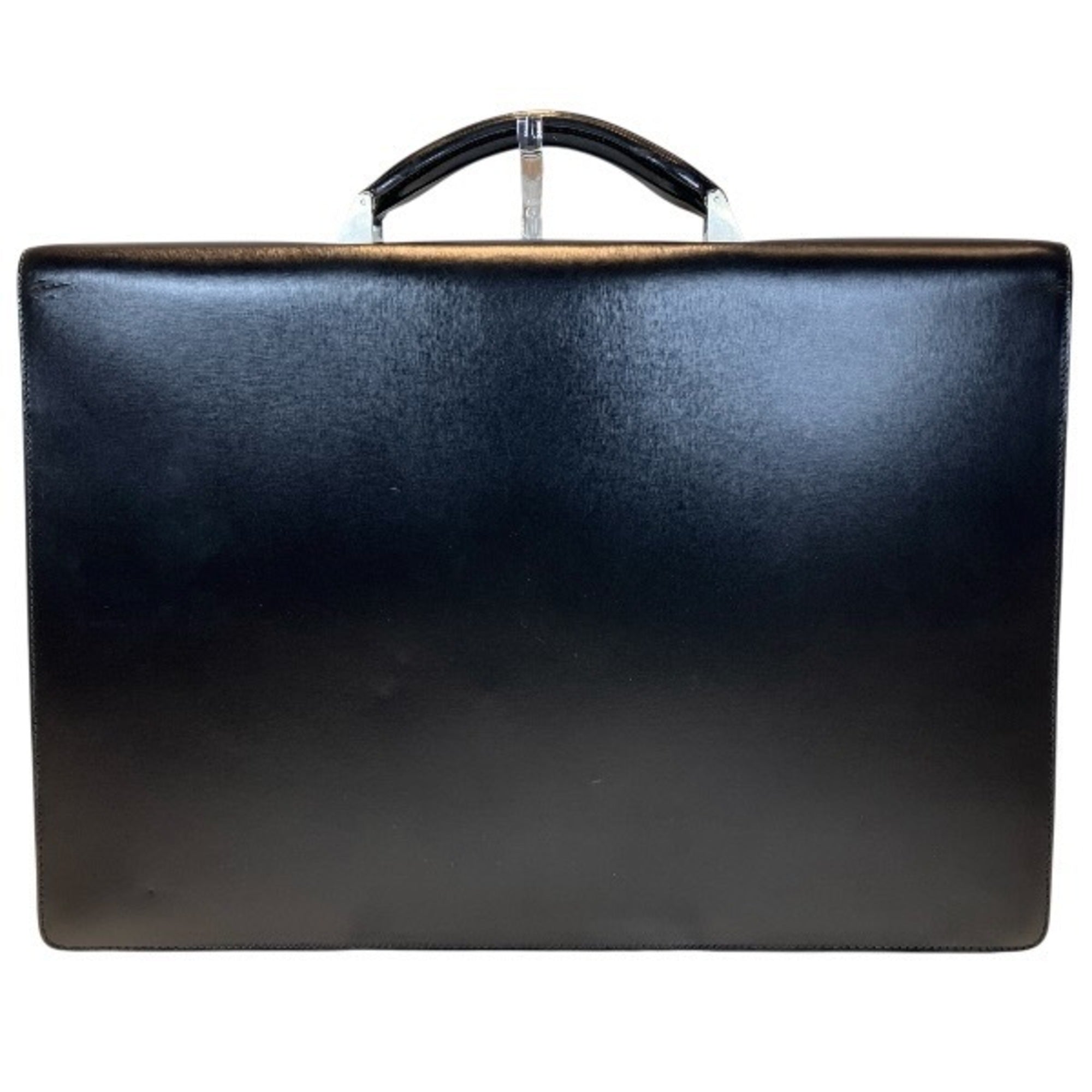 Loewe Black Leather Briefcase Handbag (Pre-Owned)