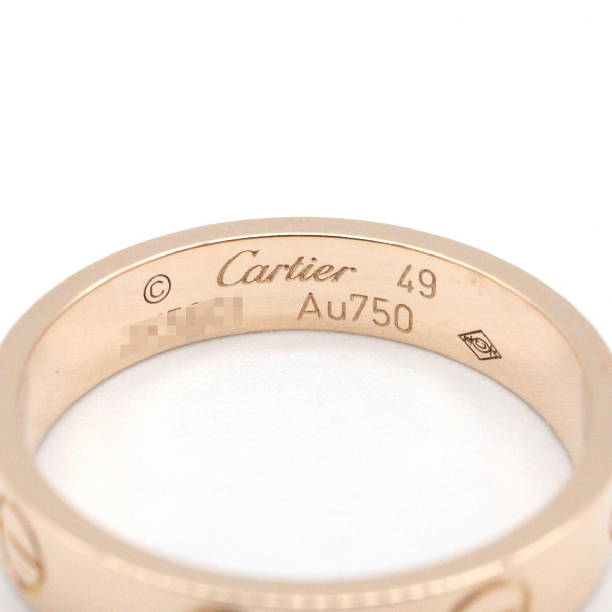 Cartier Pink Gold Pink Gold (18K) Band Ring (Pre-Owned)
