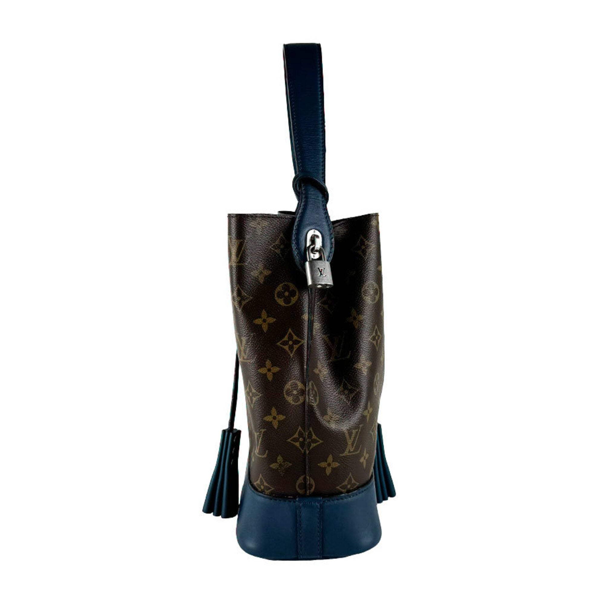 Louis Vuitton Brown Green Monogram Monogram Handbag (Pre-Owned)