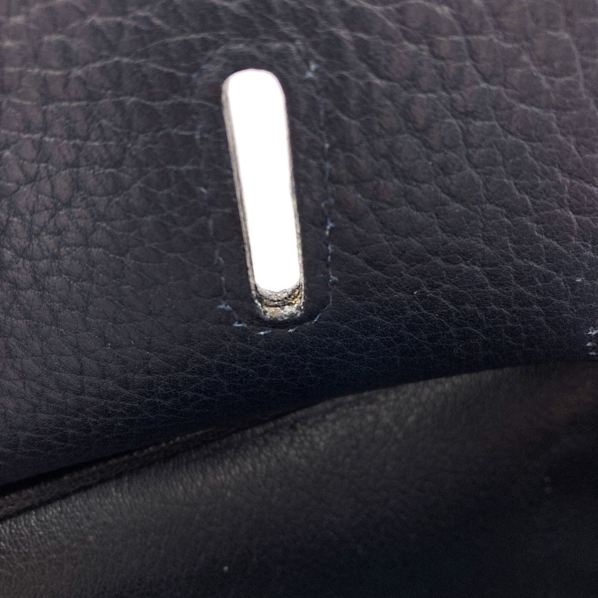 Hermes Blue Indigo Ardennes Leather Handbag (Pre-Owned)