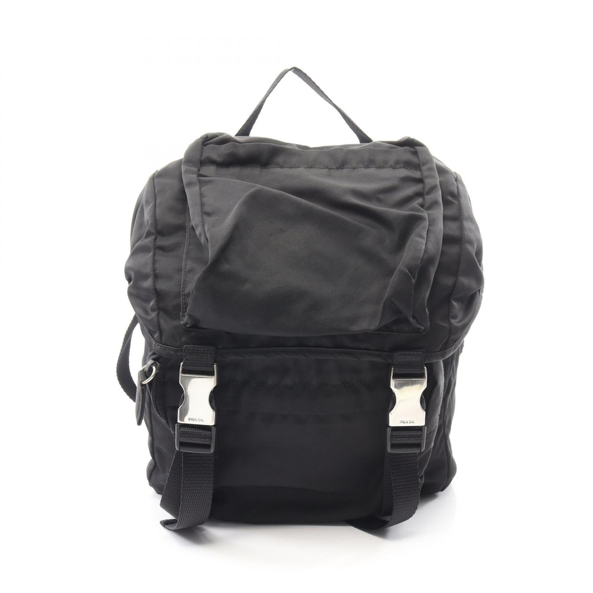 Prada Black Nylon Backpack (Pre-Owned)
