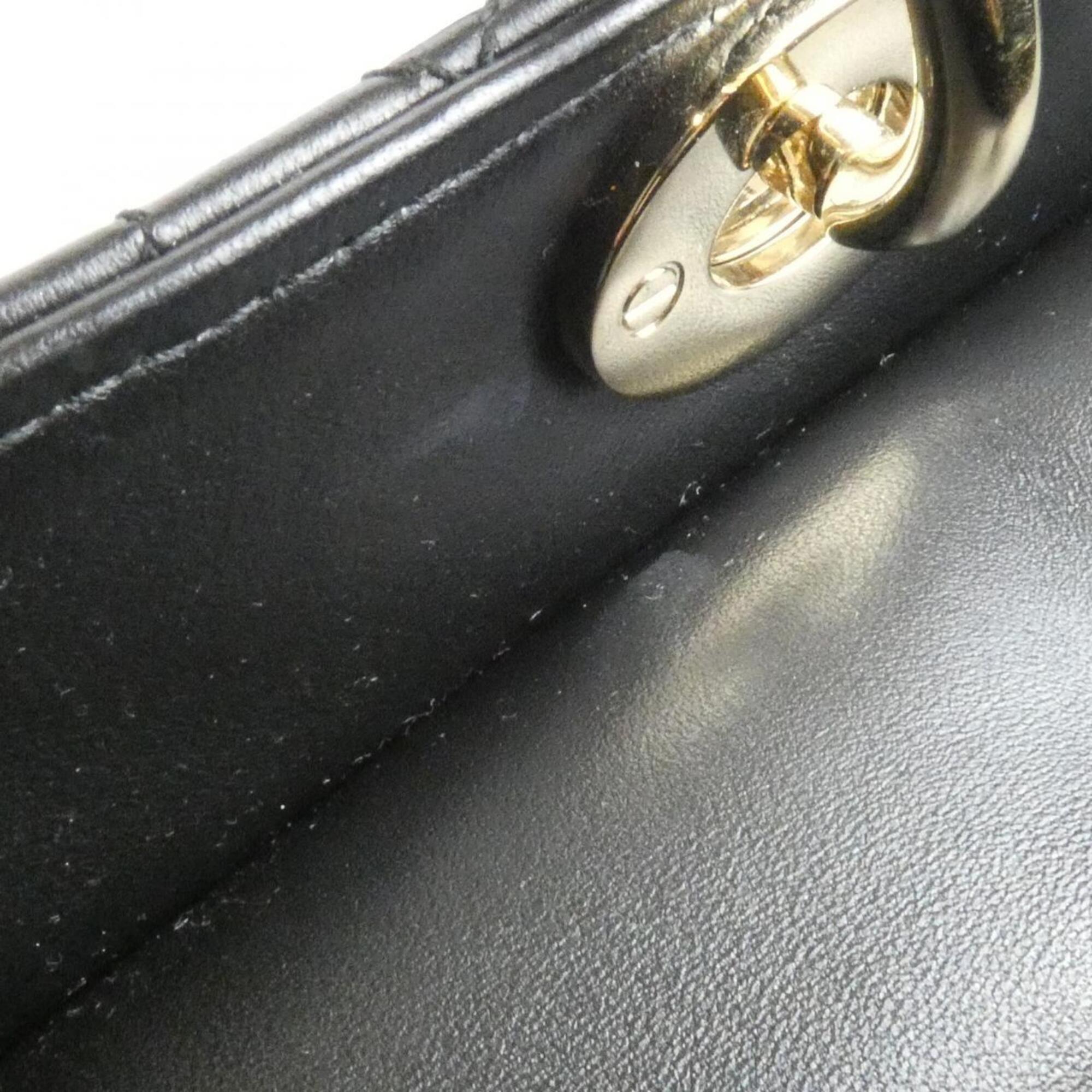 Christian Dior Black Leather Handbag (Pre-Owned)
