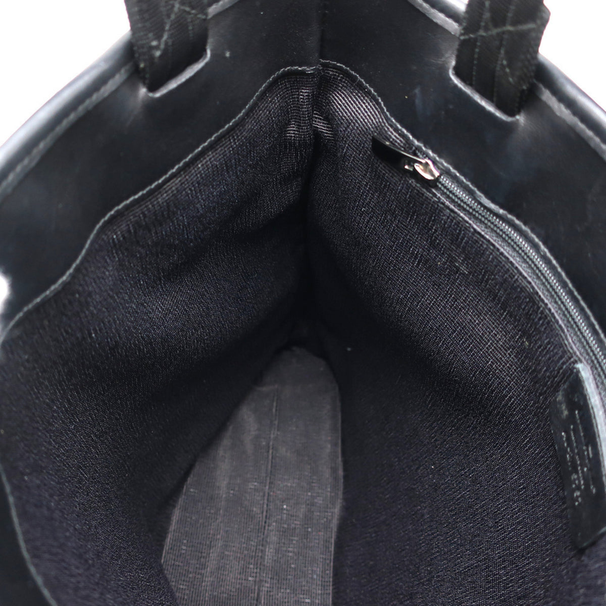 Salvatore Ferragamo Black Canvas Leather Tote Bag (Pre-Owned)