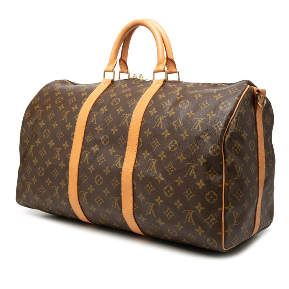 Louis Vuitton Brown Monogram Pvc Boston Bag Shoulder Bag (Pre-Owned)