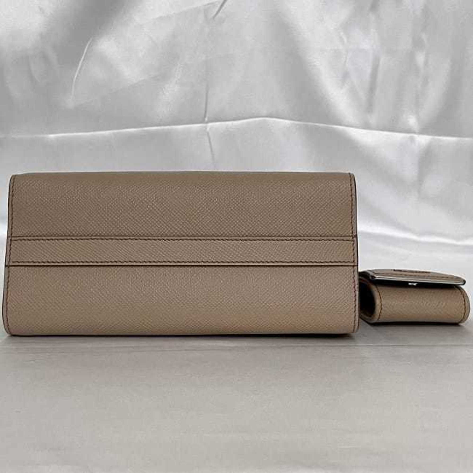 Prada Beige Saffiano Shoulder Bag (Pre-Owned)
