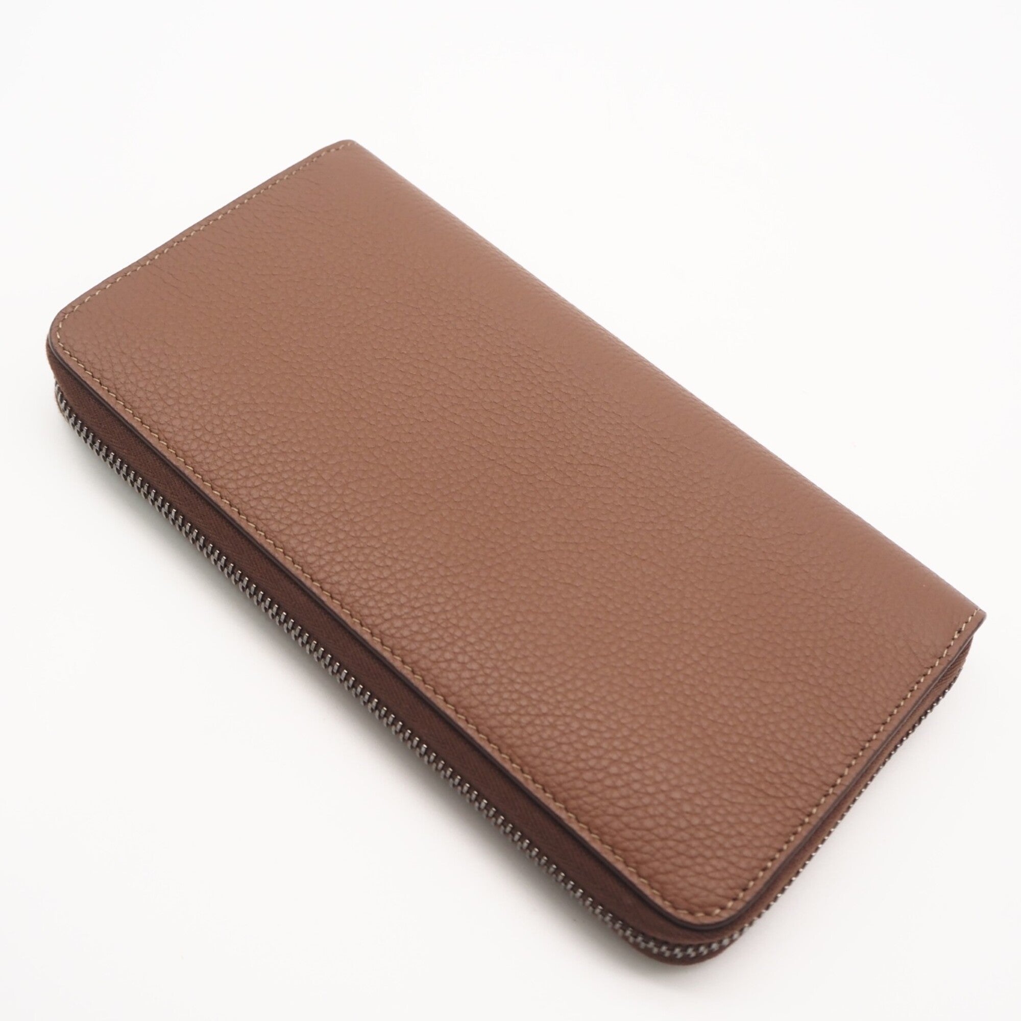 Christian Dior Brown Leather Long Wallet (Bi-Fold) (Pre-Owned)