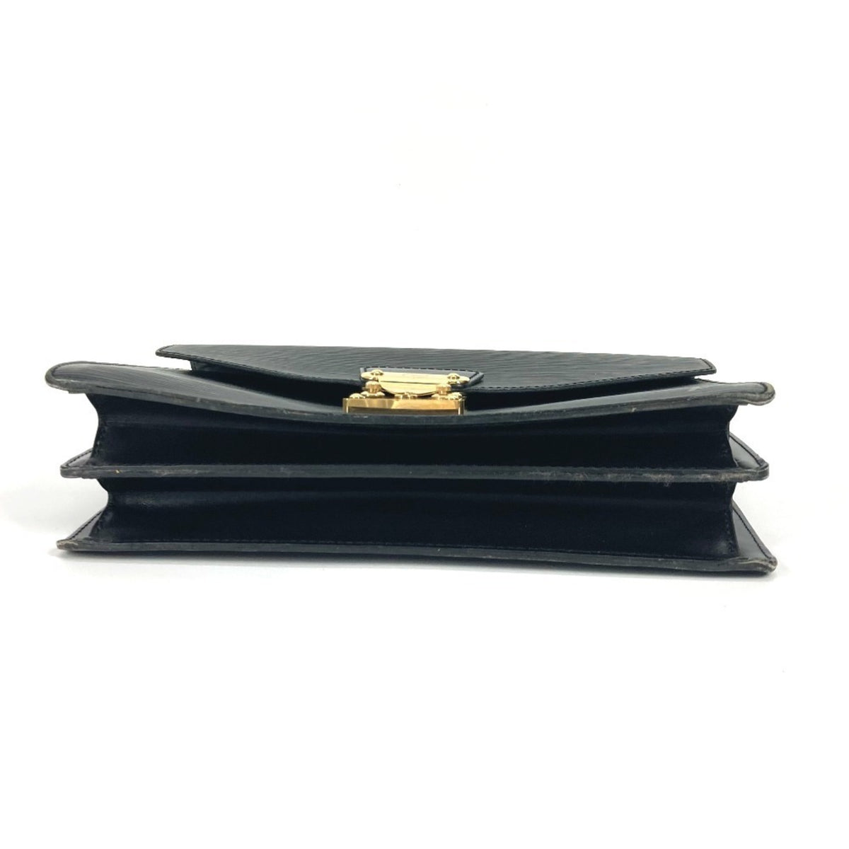 Louis Vuitton Black Noir Epi Leather Handbag (Pre-Owned)