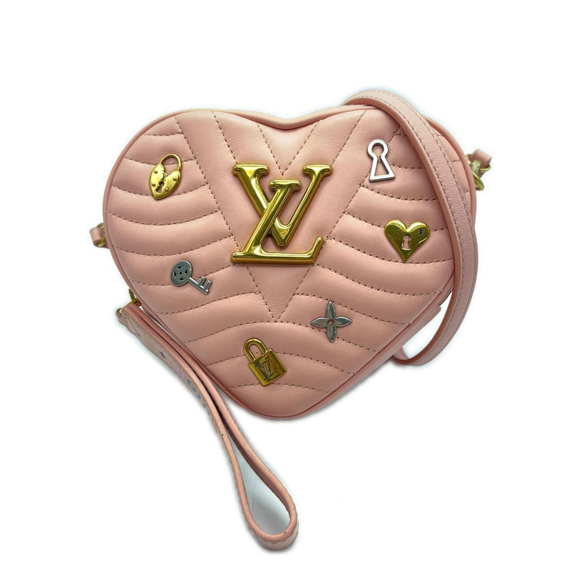 Louis Vuitton Pink Leather Shoulder Bag (Pre-Owned)