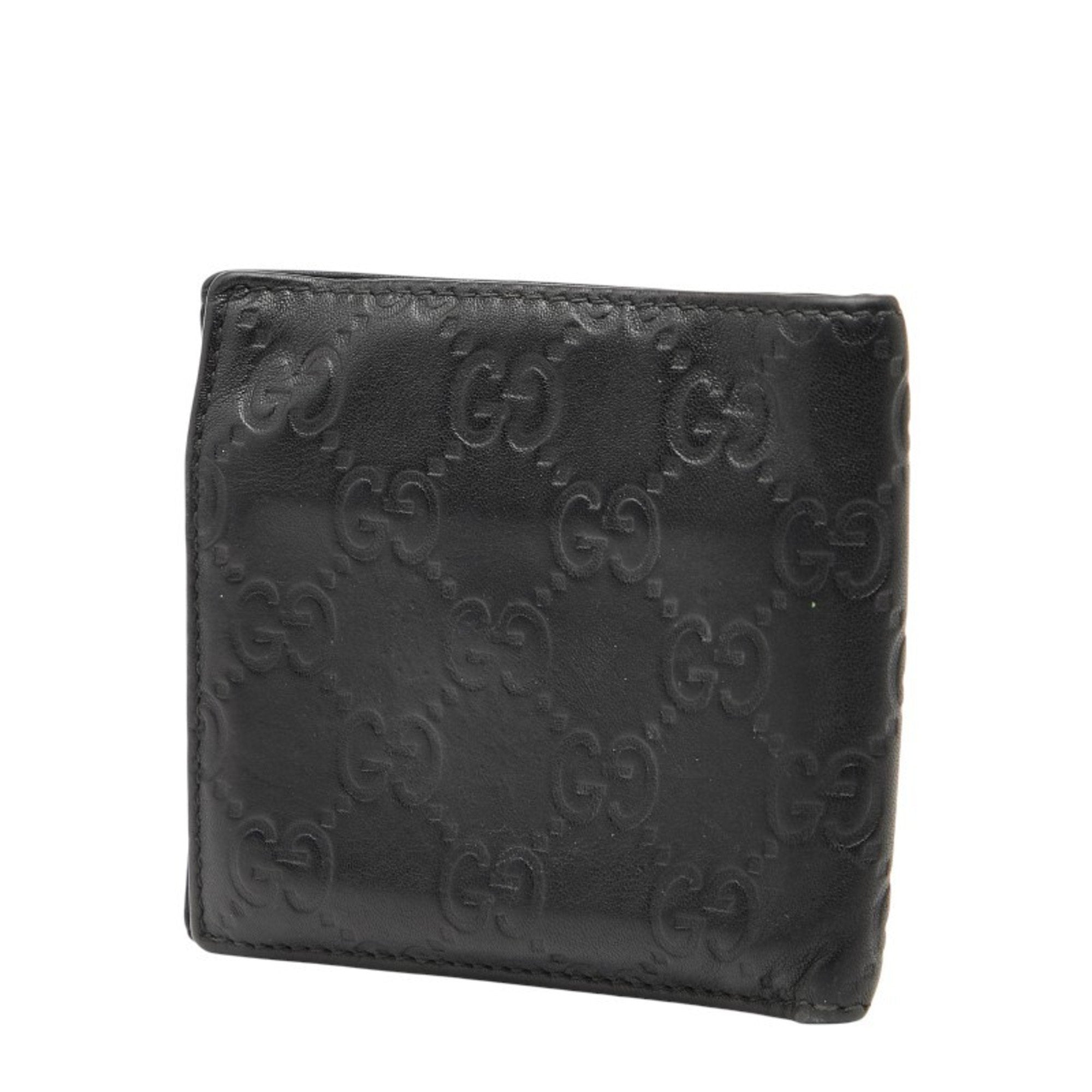 Gucci Black Leather Wallet (Bi-Fold) (Pre-Owned)