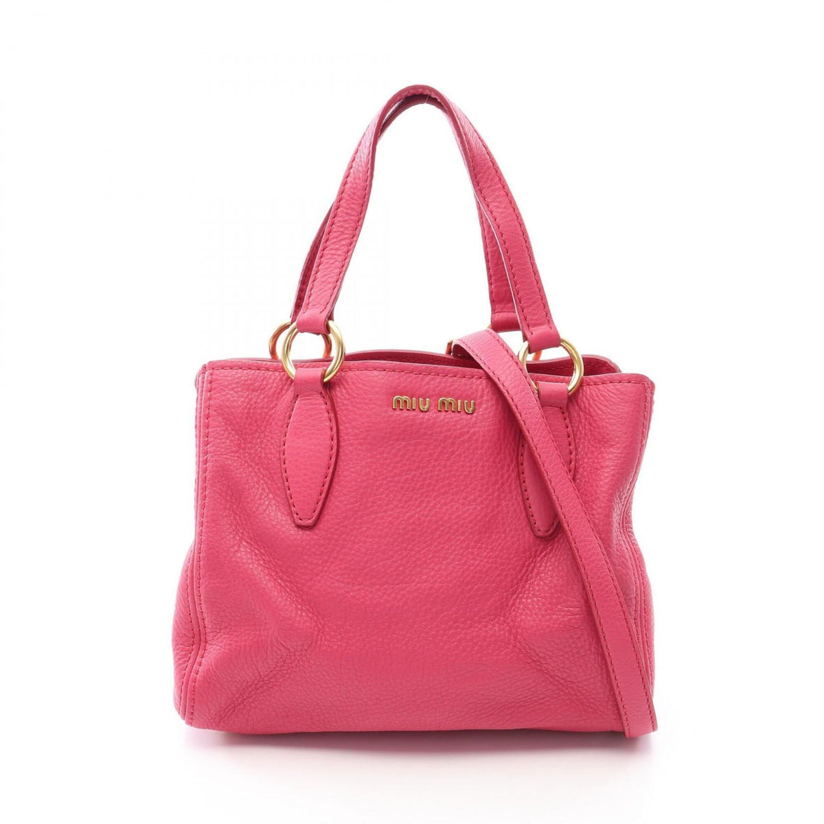 Miu Miu Pink Leather Handbag (Pre-Owned)